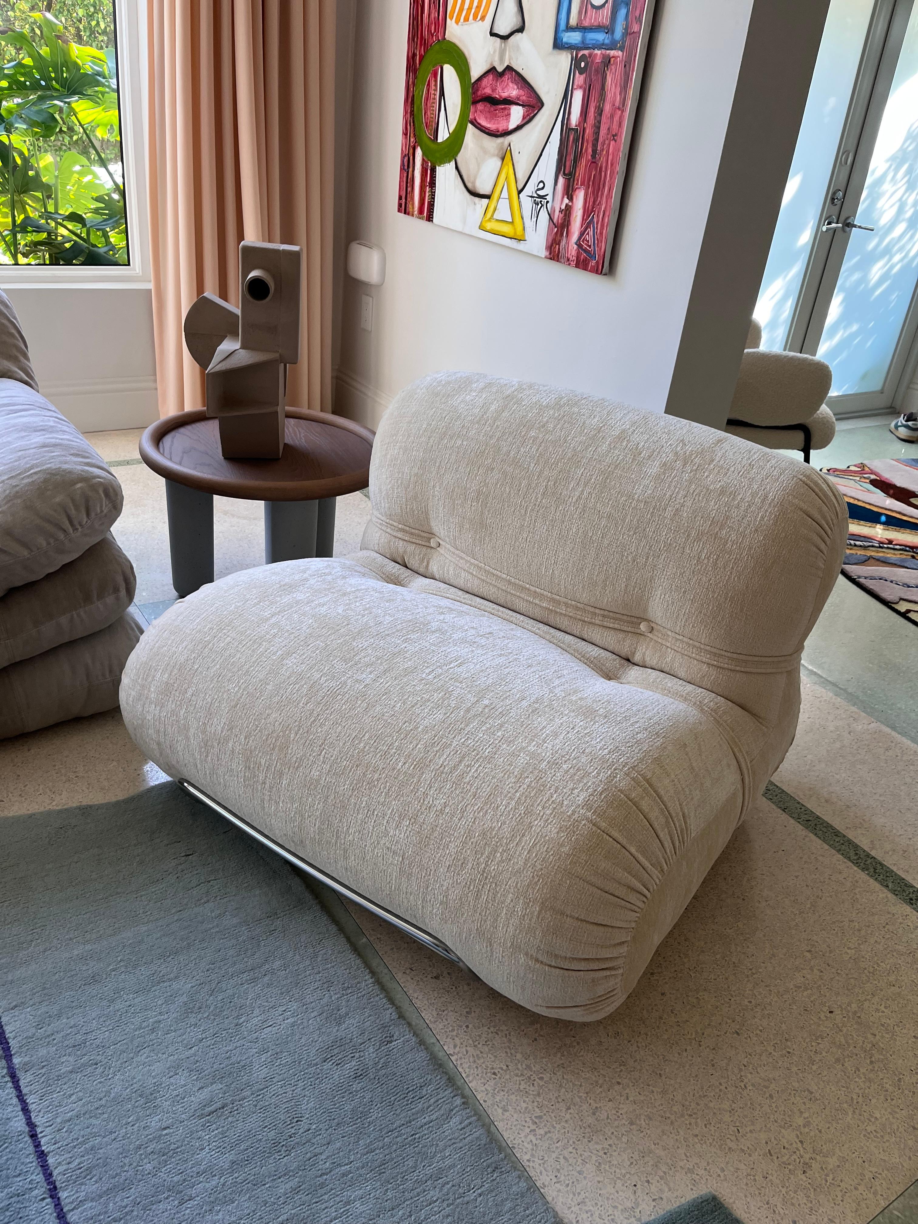 Tacchini Orsola Lounge Chair by Gastone Rinaldi in STOCK For Sale 5