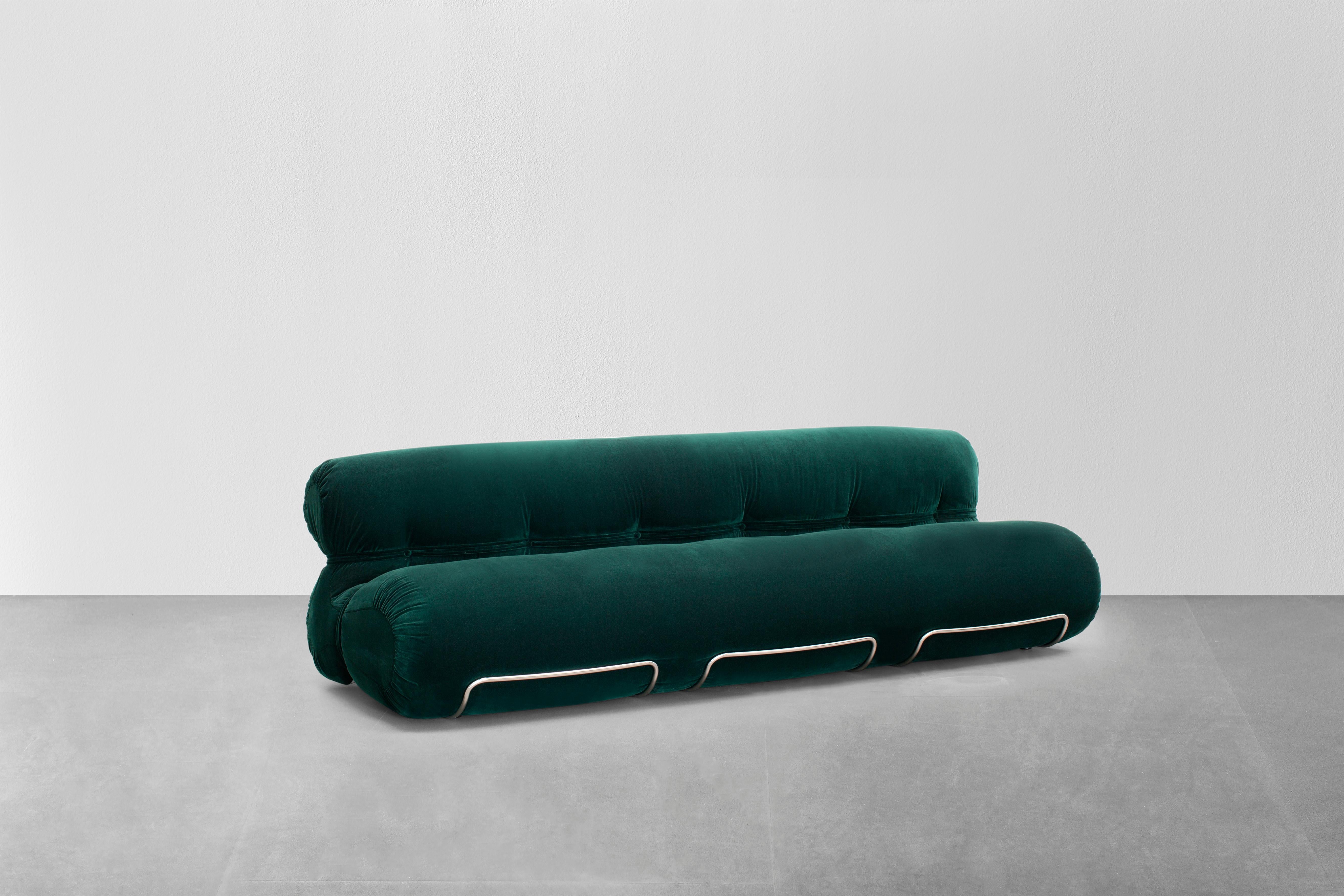 Textile Customizable Tacchini Orsola Lounge Chair Designed by Gastone Rinaldi in COM For Sale