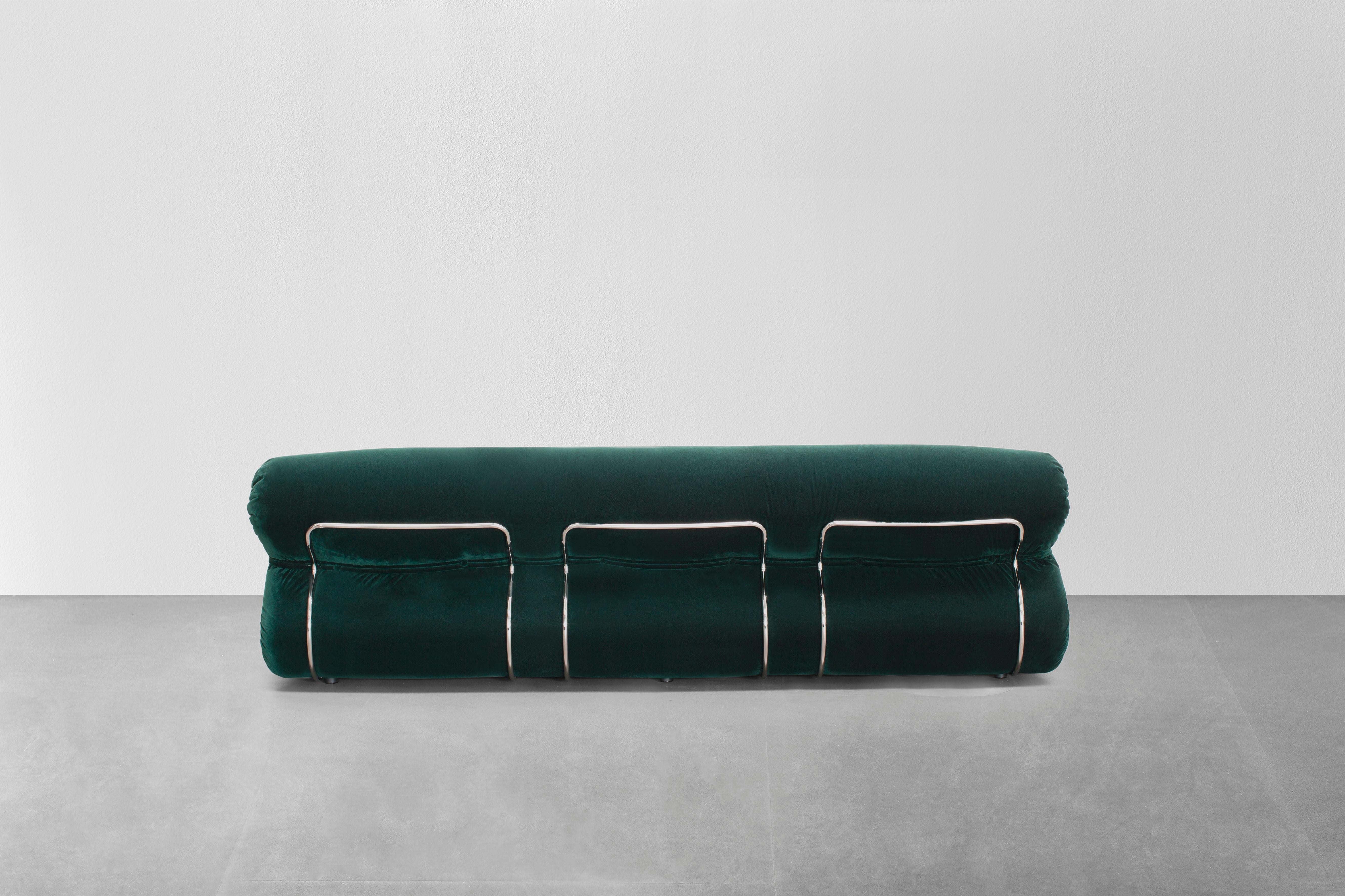 Customizable Tacchini Orsola Lounge Chair Designed by Gastone Rinaldi in COM For Sale 1