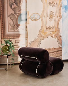 Tacchini Orsola Lounge Chair Designed by Gastone Rinaldi in STOCK
