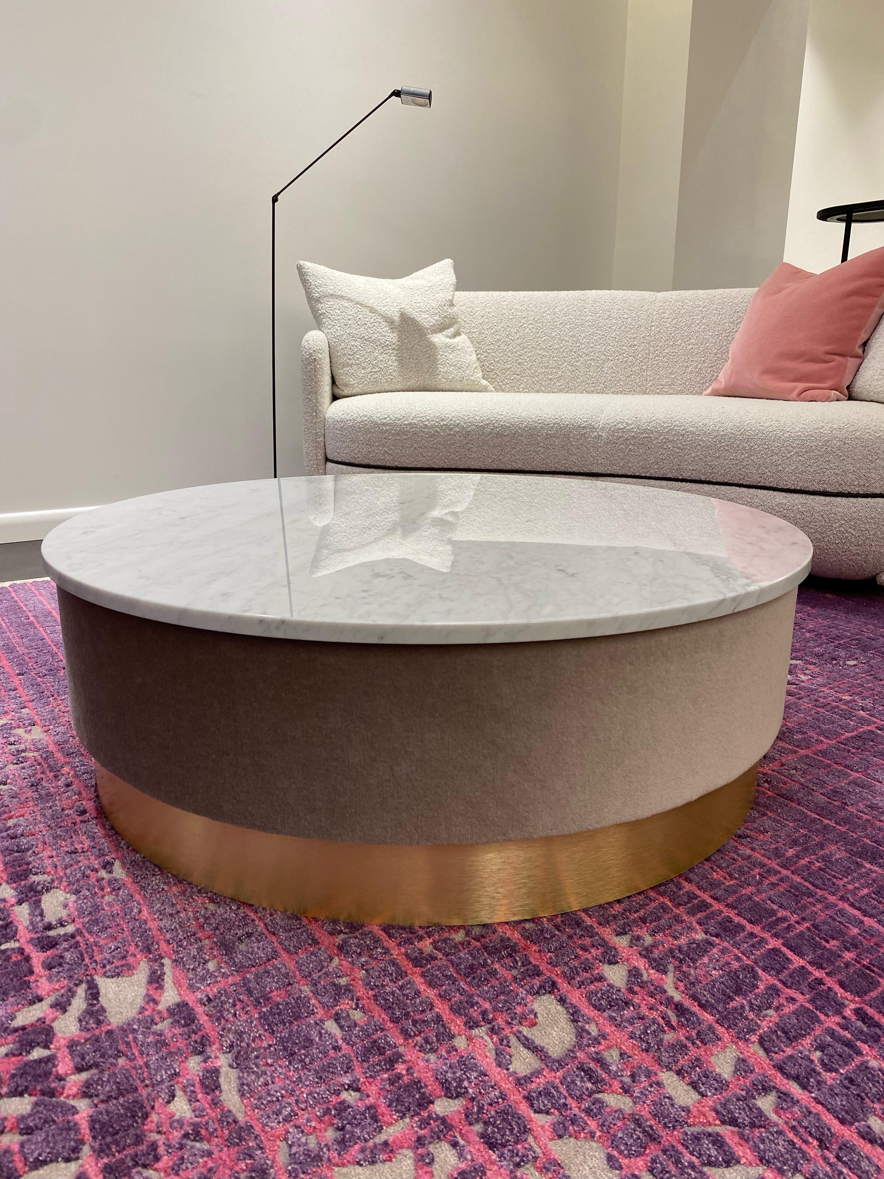 Italian Tacchini Pastille Marble Top Coffee table Designed by Studiopepe in STOCK For Sale