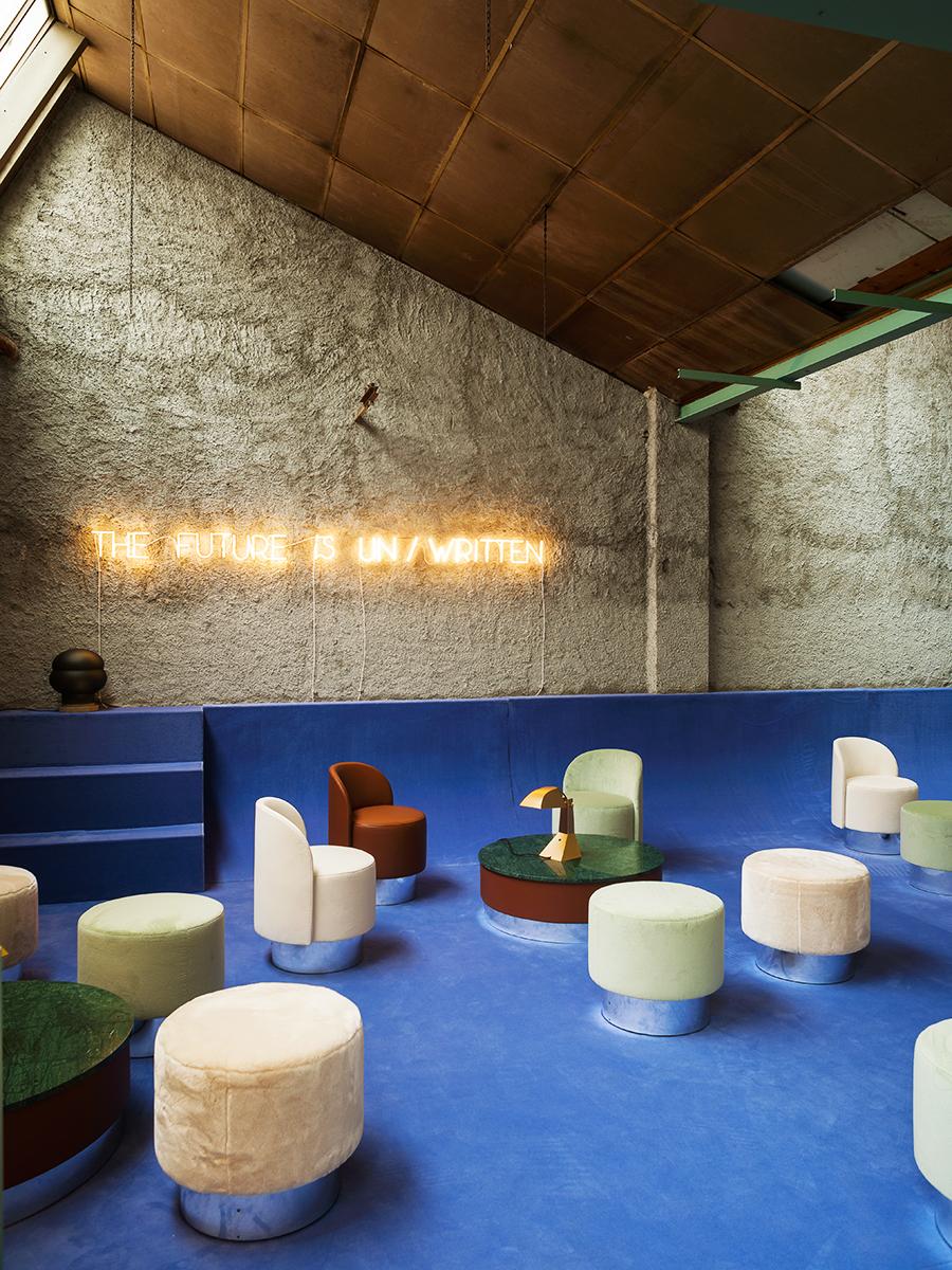 Leather Customizable Tacchini Set of Two Pastille Chairs by Studiopepe For Sale
