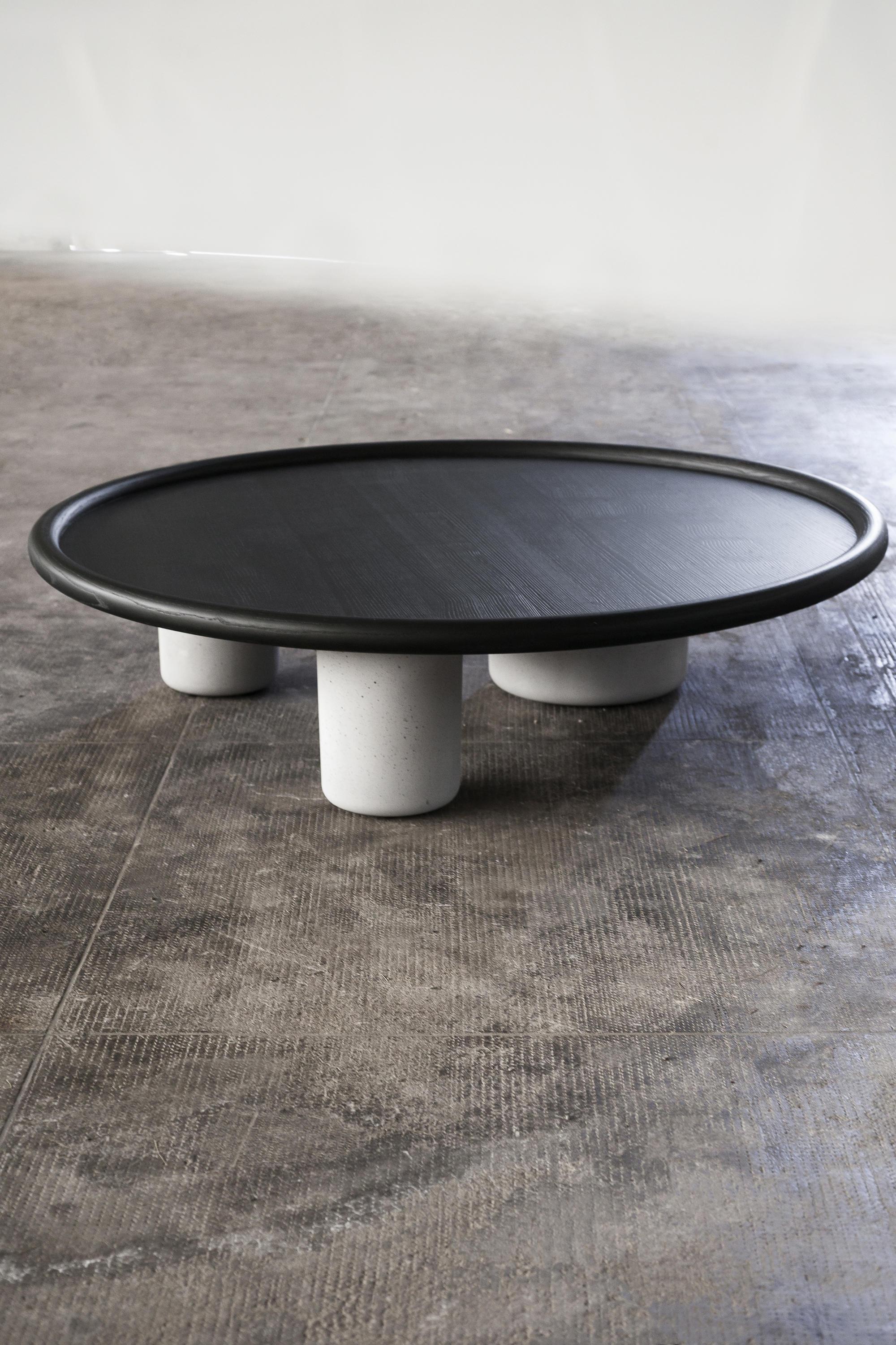 Italian Tacchini Pluto Wood Side Table Designed by Studiopepe For Sale