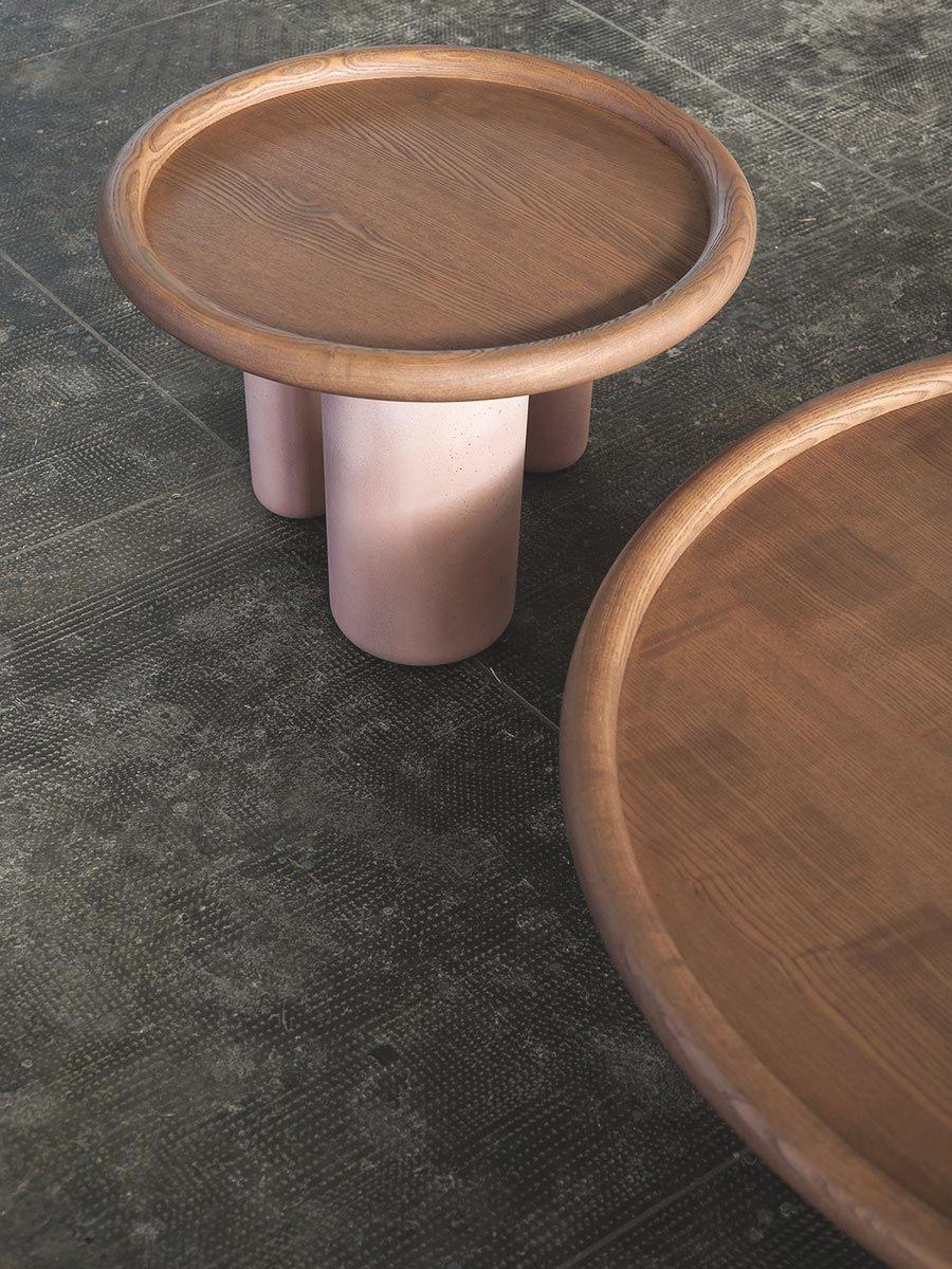 Tacchini Pluto-Holz-Beistelltisch entworfen von Studiopepe im Angebot 2