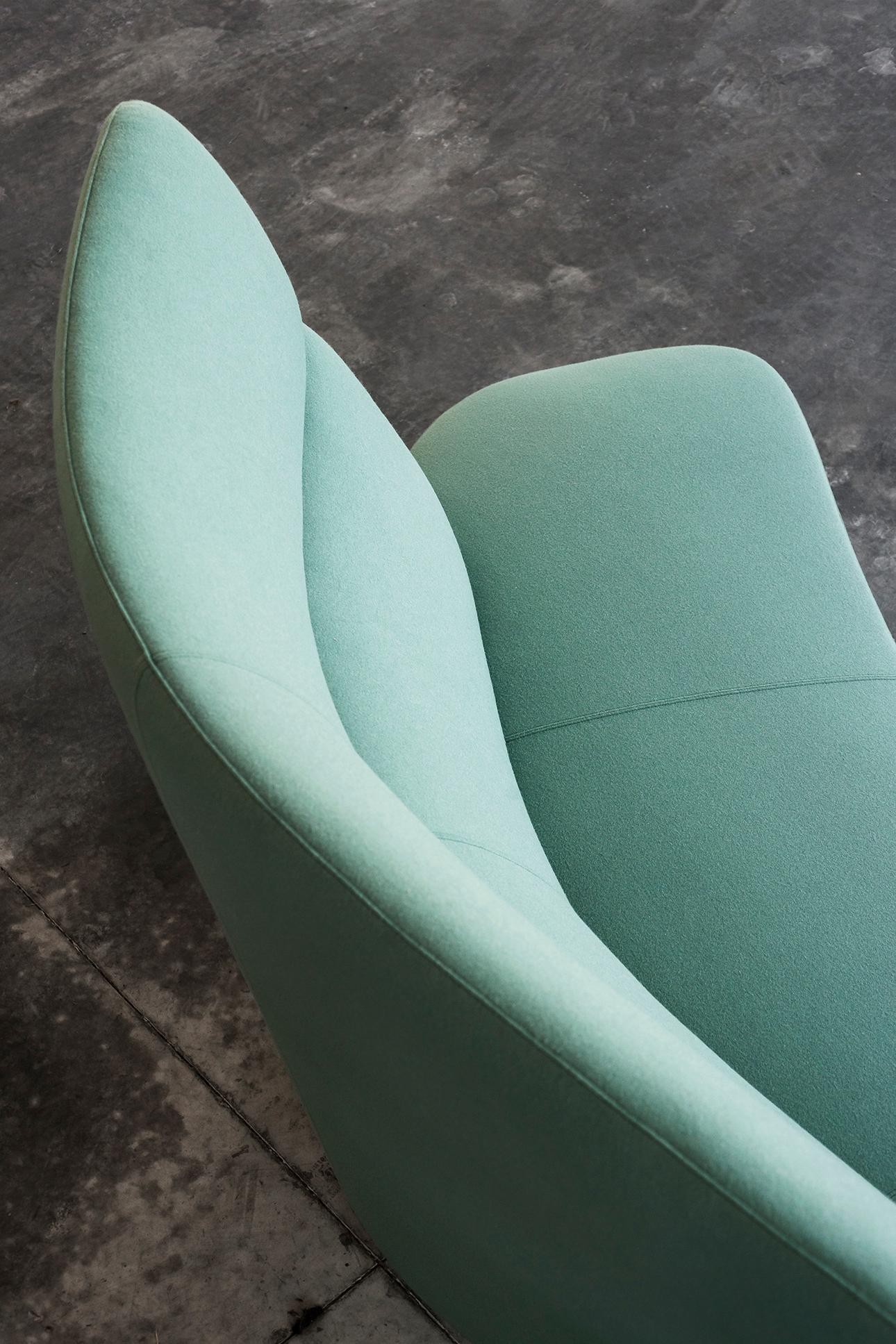 Tacchini Polar Alcove Three-Seater Sofa in Silene Fabric by Pearson Lloyd 1
