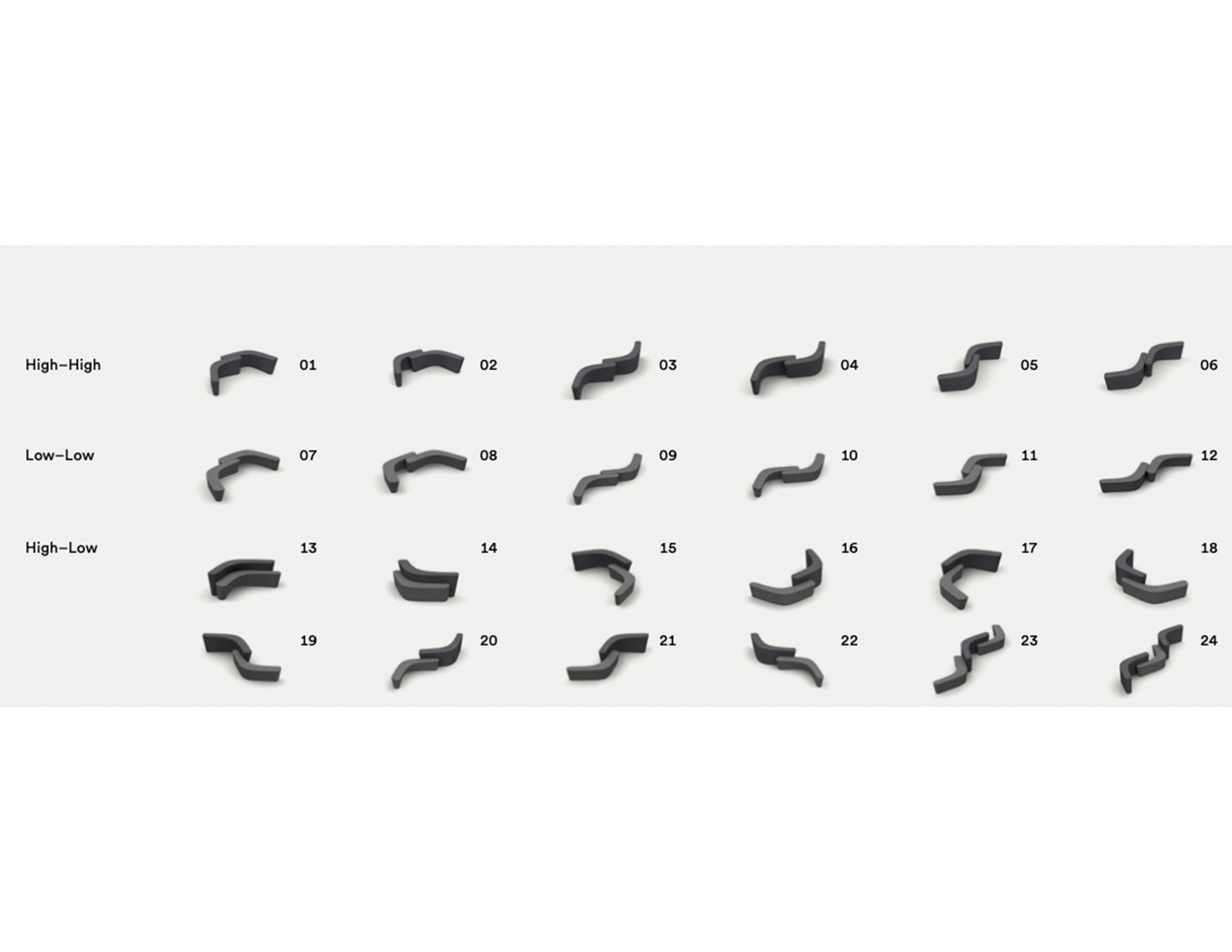 Customizable Tacchini Polar Modular Chair by PearsonLloyd For Sale 10