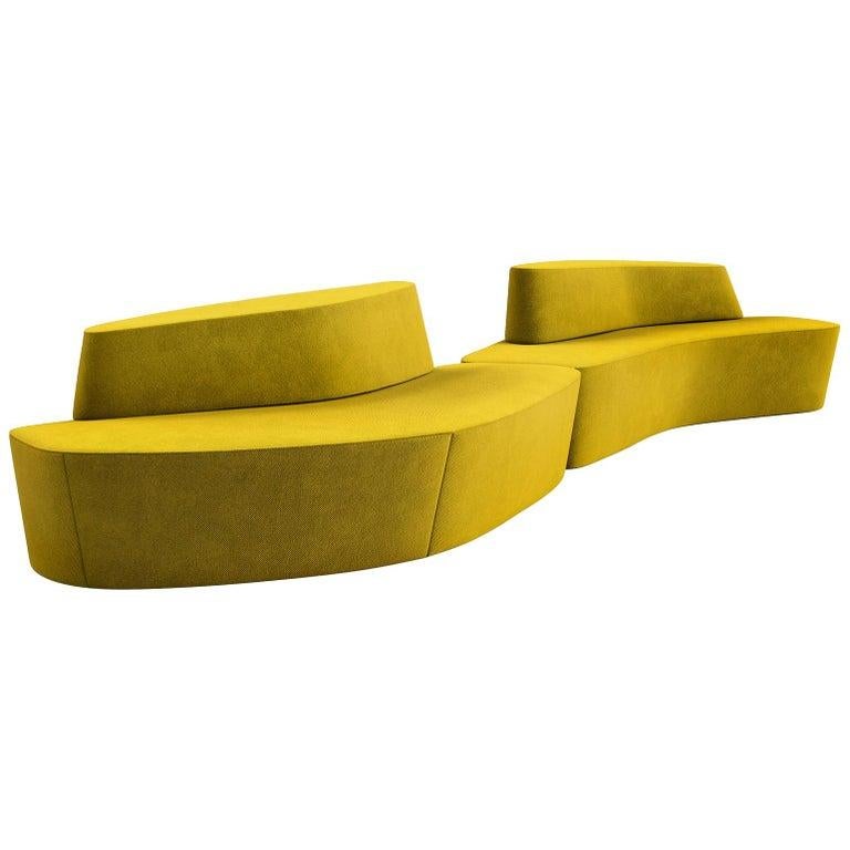 Contemporary Customizable Tacchini Polar Modular Sofa Designed by PearsonLloyd For Sale