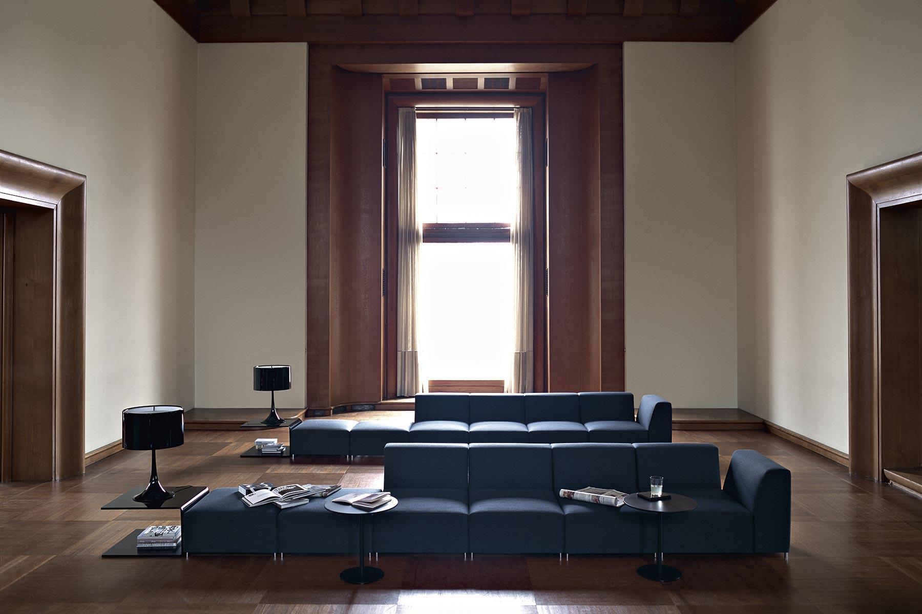 Fabric Customizable Tacchini Quadro Modular Seating System by Pietro Arosio