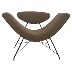 Tacchini Reversivel Armchair in Ume 03 Fabric and Matt Black Frame - In Stock