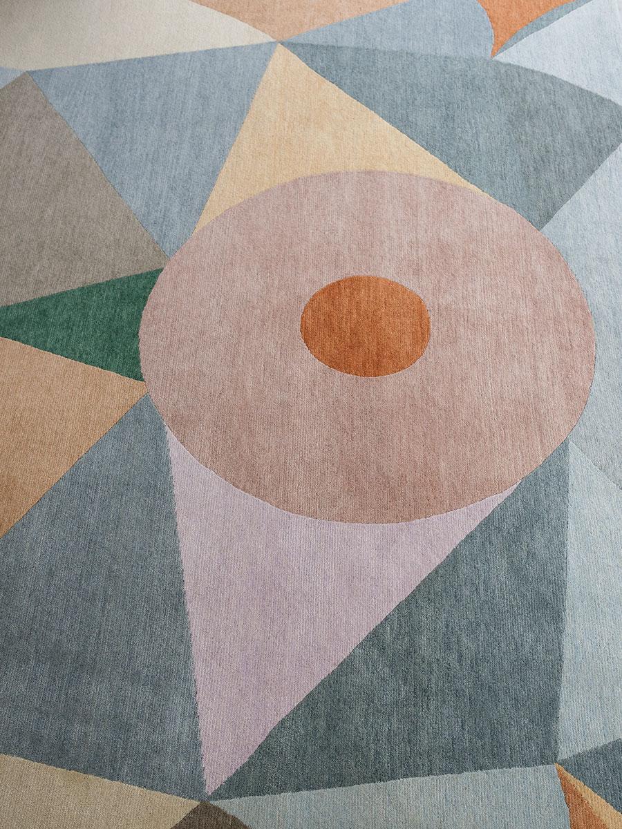 Italian Tacchini Rituale Rug Designed by Umberto Riva For Sale