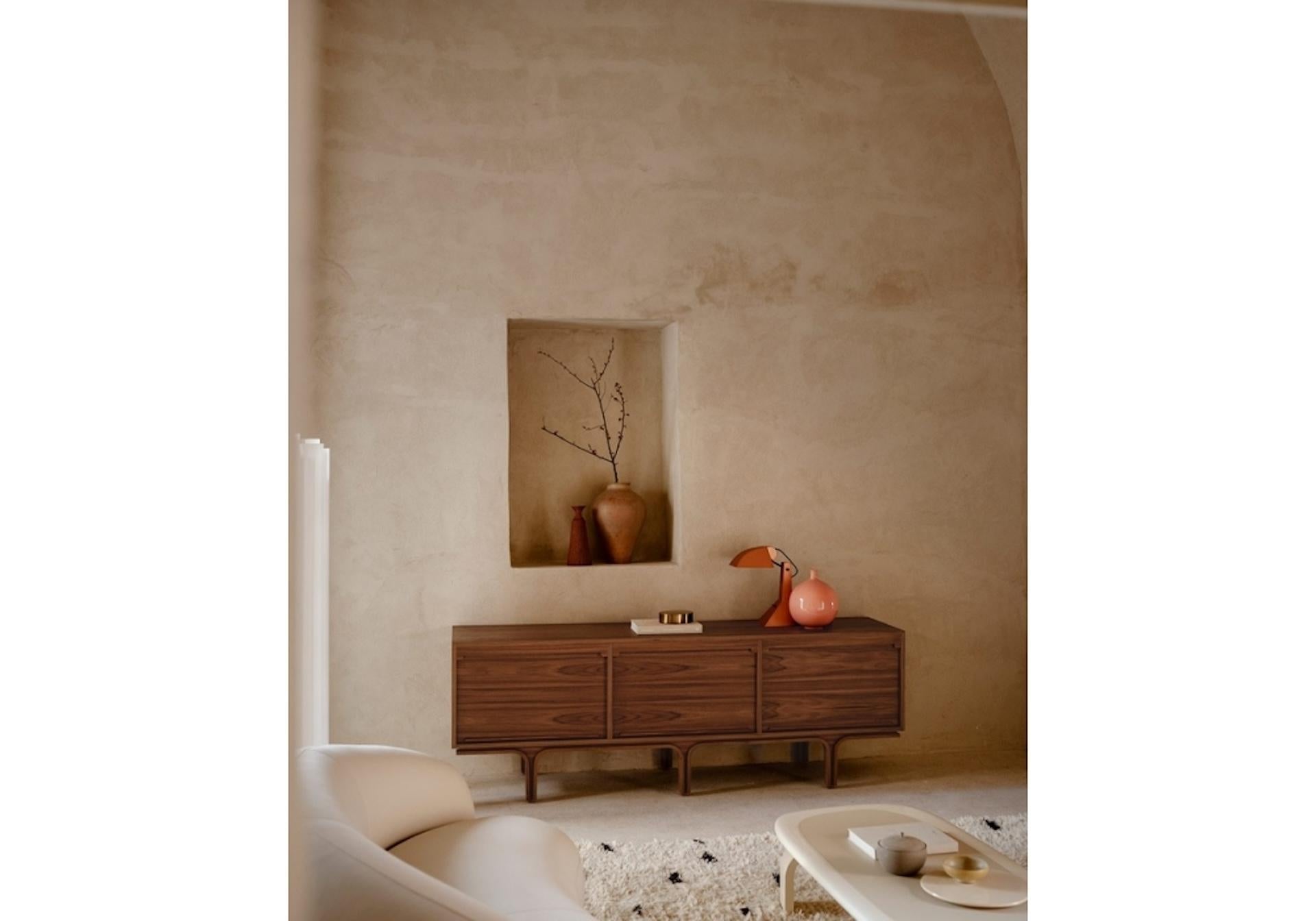 Noyer Meuble de rangement Tacchini Serie 500/4 de Gianfranco Frattini en vente