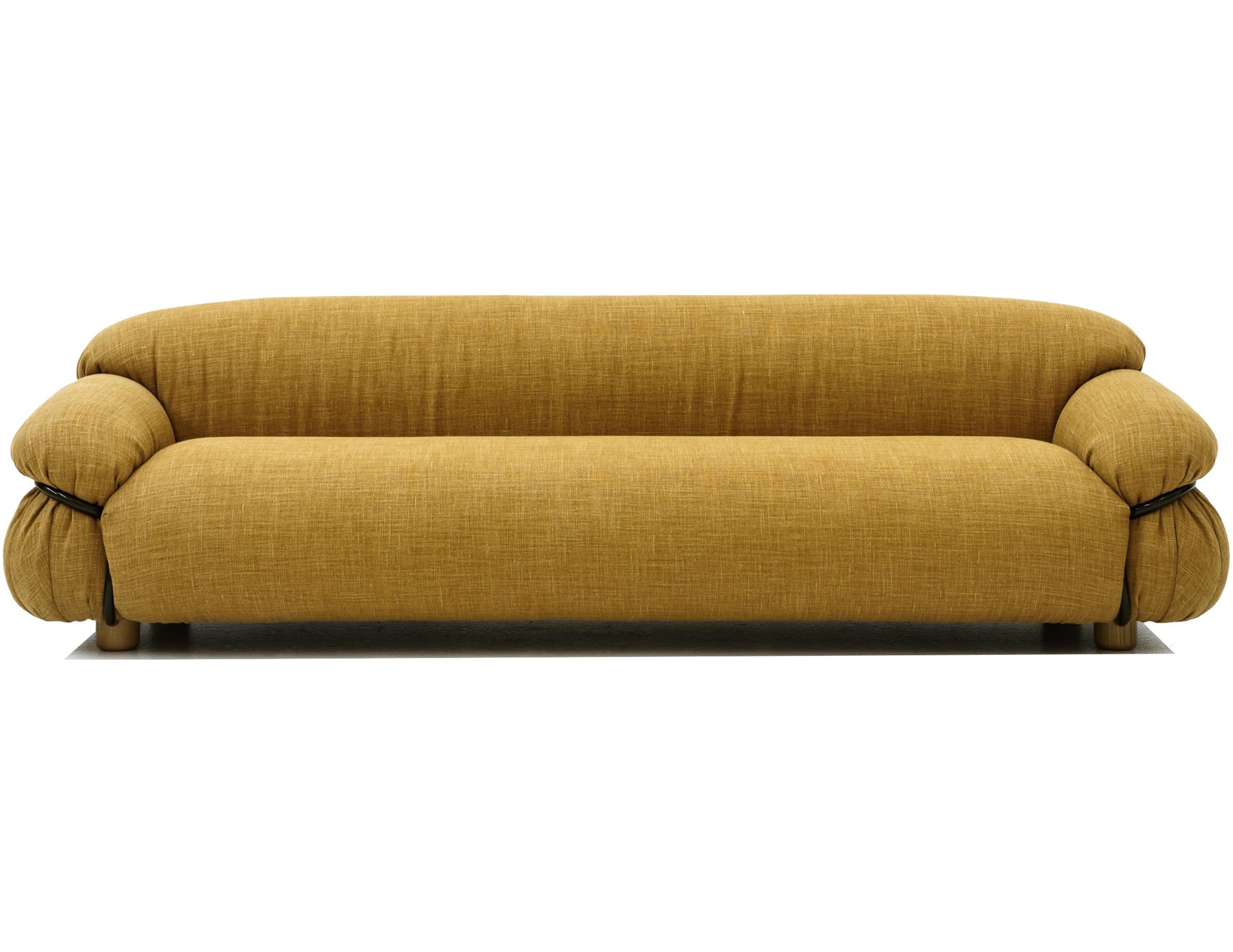 Maßgefertigtes Tacchini Sesann-Sofa, entworfen von Gianfranco Frattini  im Angebot 6