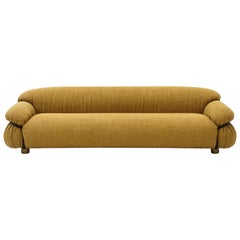 Antique Customizable Tacchini Sesann Sofa by Gianfranco Frattini 