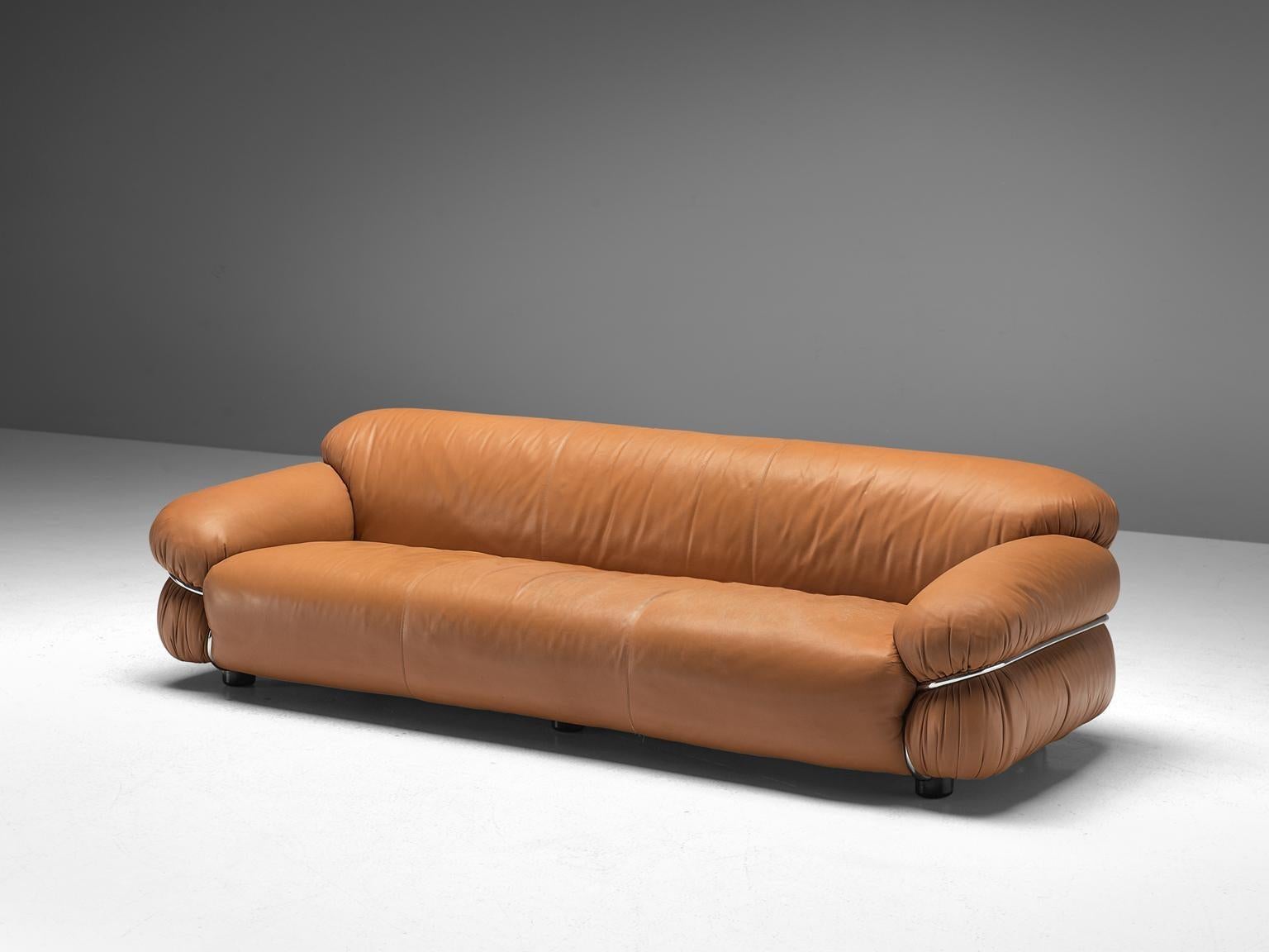 Customizable Tacchini Sesann Sofa Designed by Gianfranco Frattini  In New Condition For Sale In New York, NY