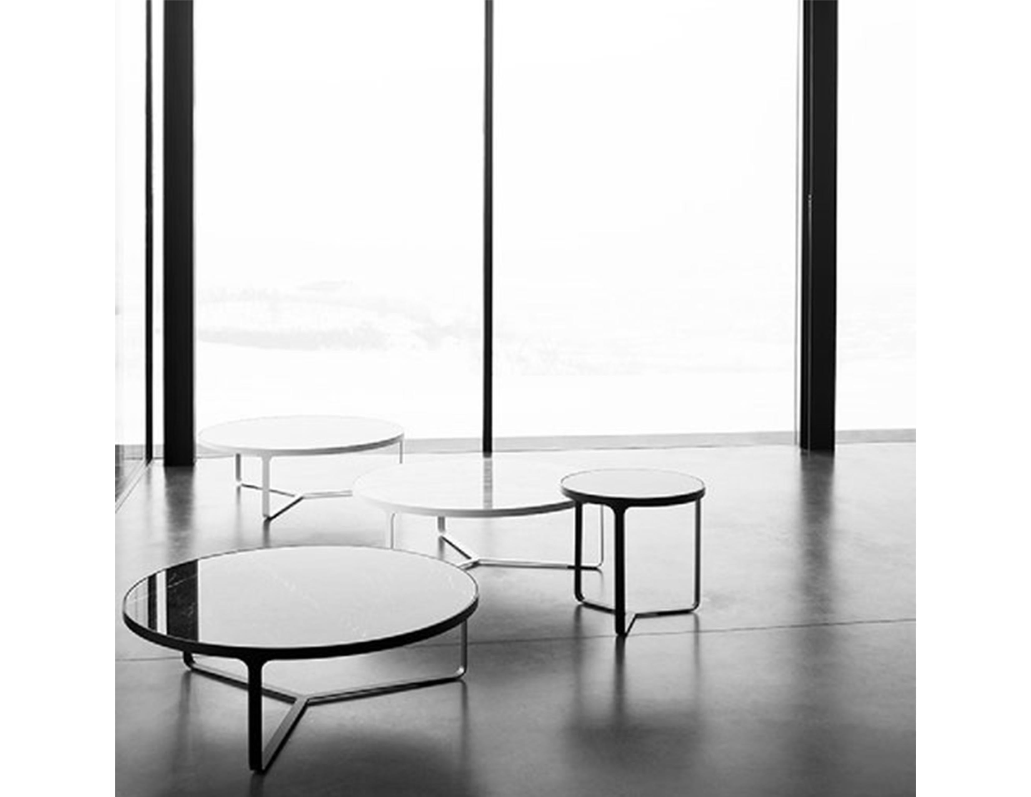 New Tacchini Set of Cage Tables in Marble Designed Gordon Guillaumier For Sale 3
