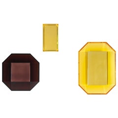 Tacchini Set of Three Tact Mirrors by Objects of Common Interest