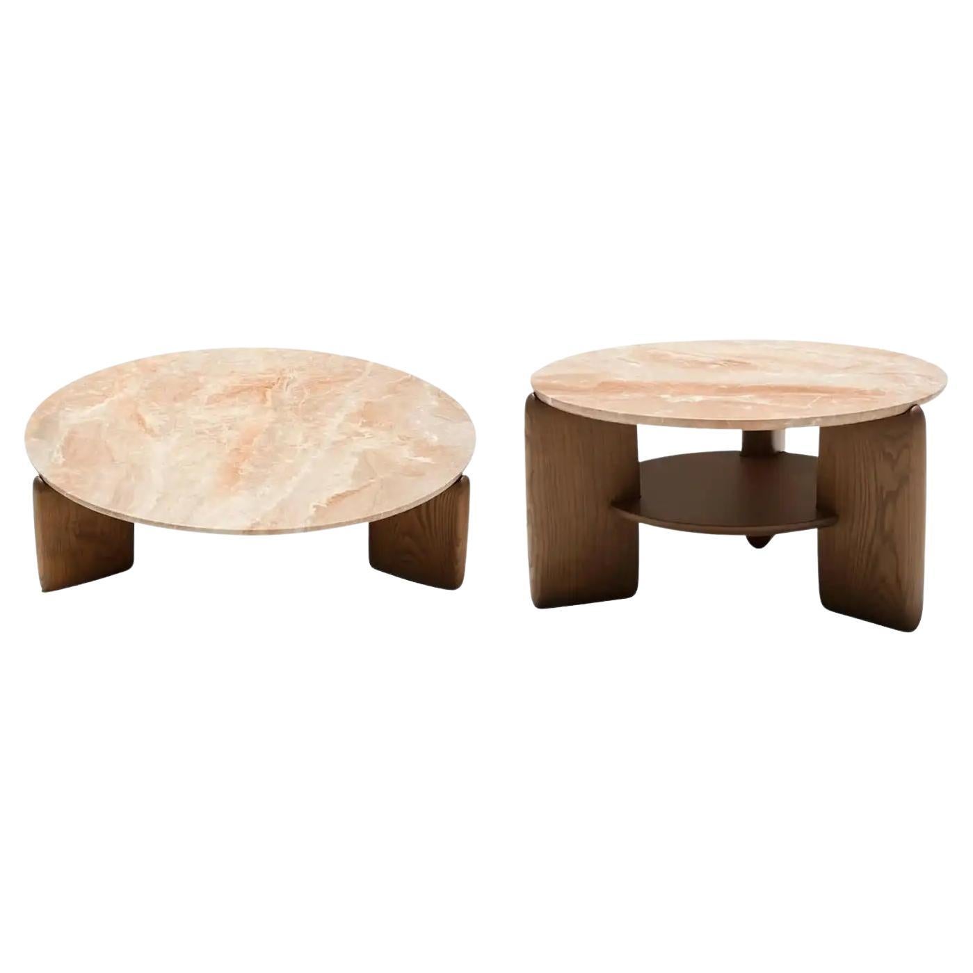 Tacchini Satz von zwei Kanji Couchtischen von Monica Förster in STOCK