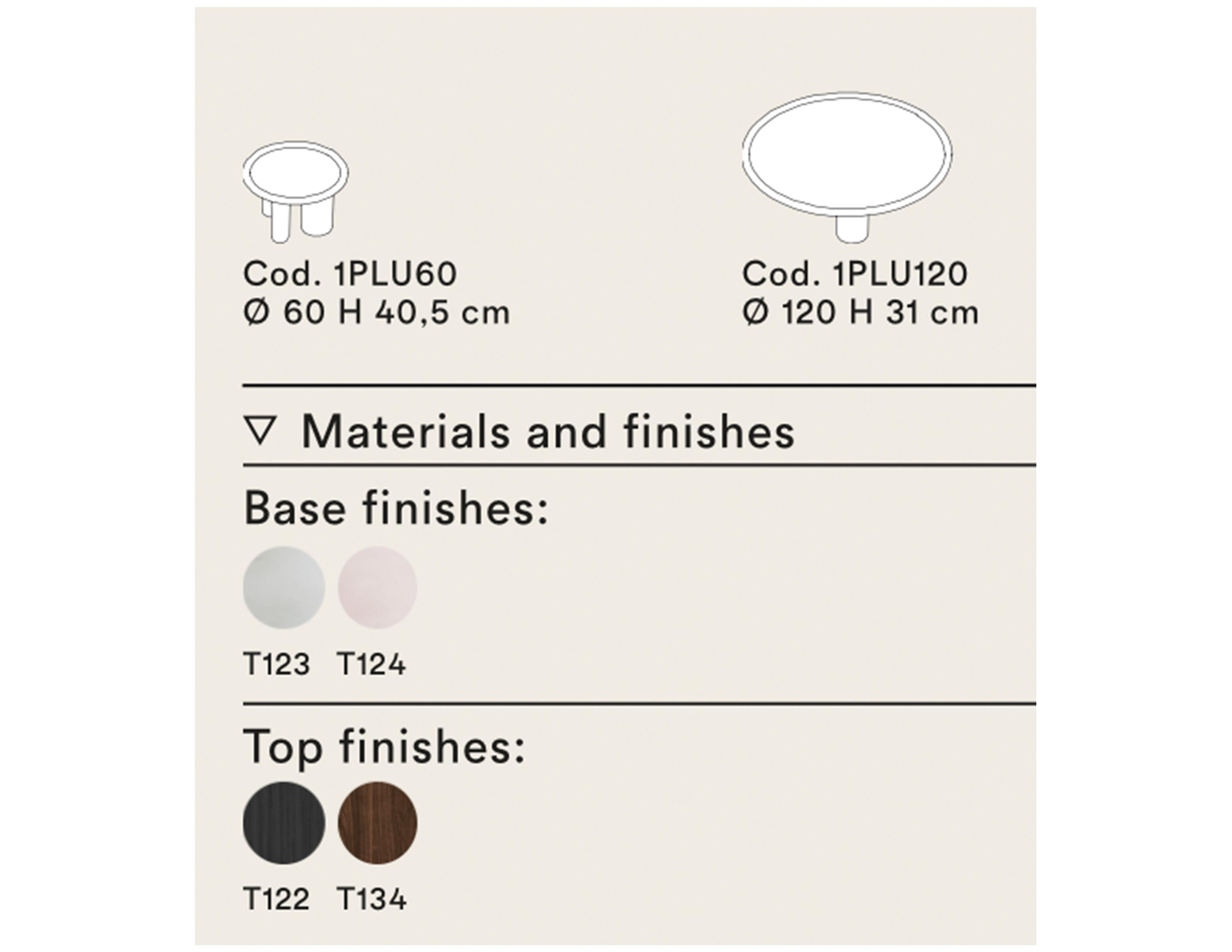 Tacchini-Set aus zwei Pluto-Tischen, entworfen von Studiopepe (21. Jahrhundert und zeitgenössisch) im Angebot