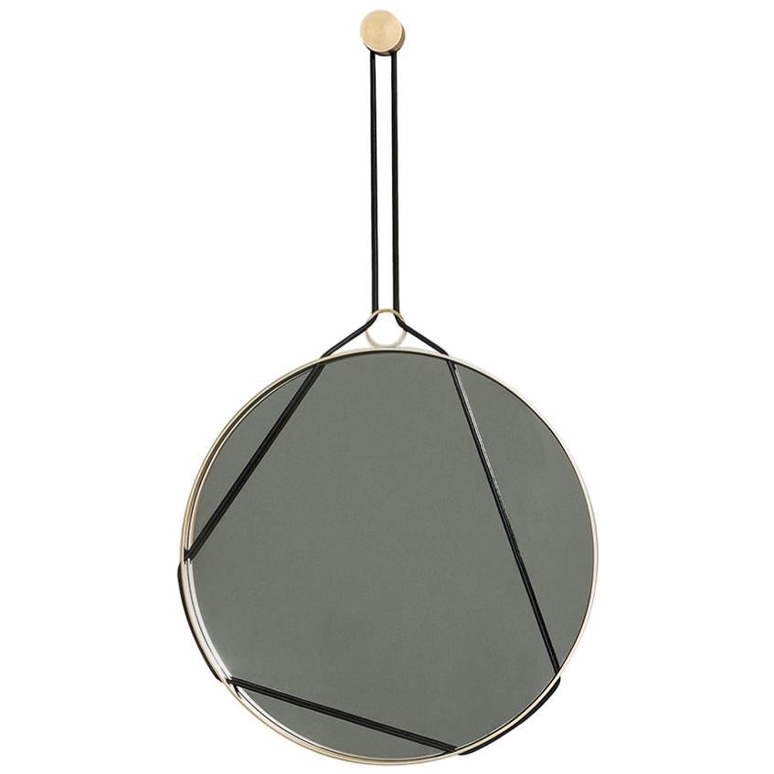 Mottled Ceramic Frame Mirror by Juliette Derel at 1stDibs