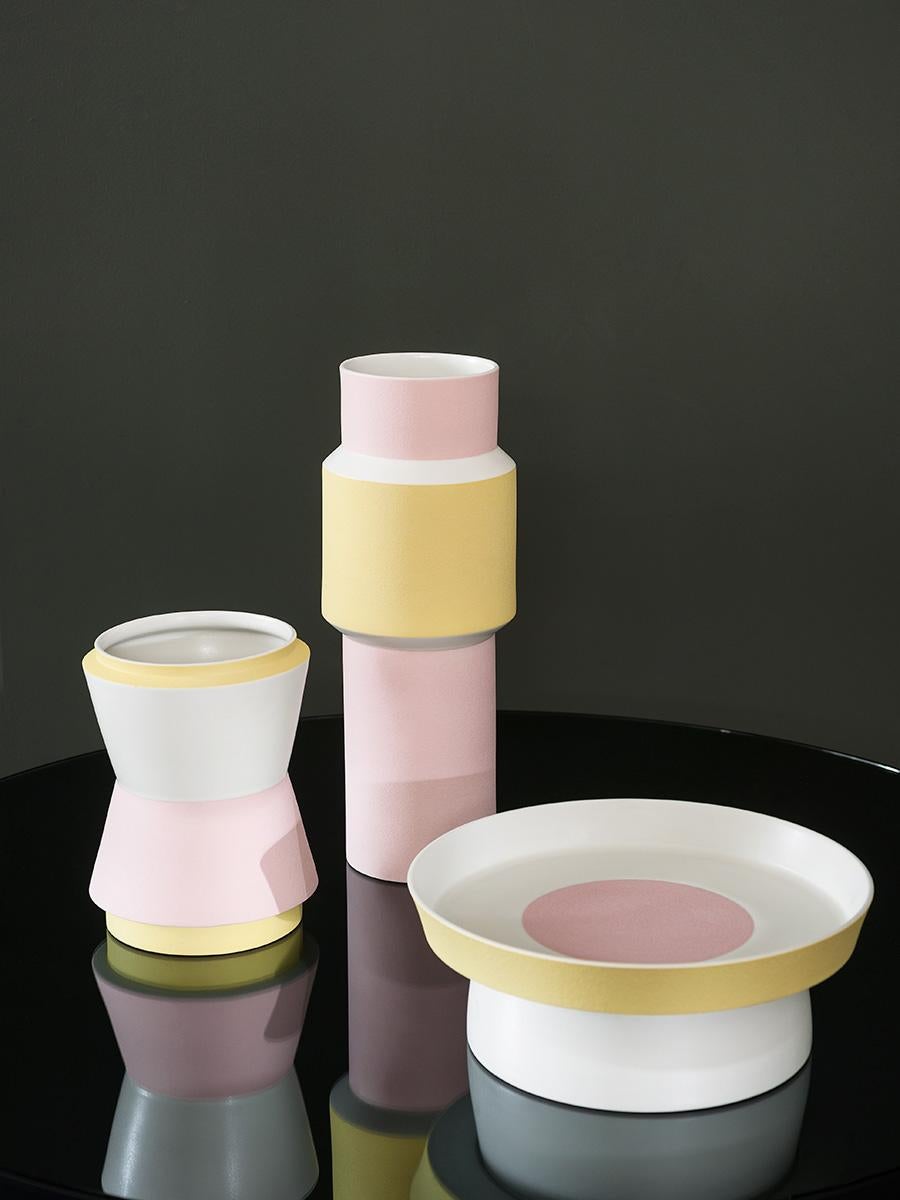 Tacchini Vasum Porcelain Pot Designed by Maria Gabriella Zecca 3