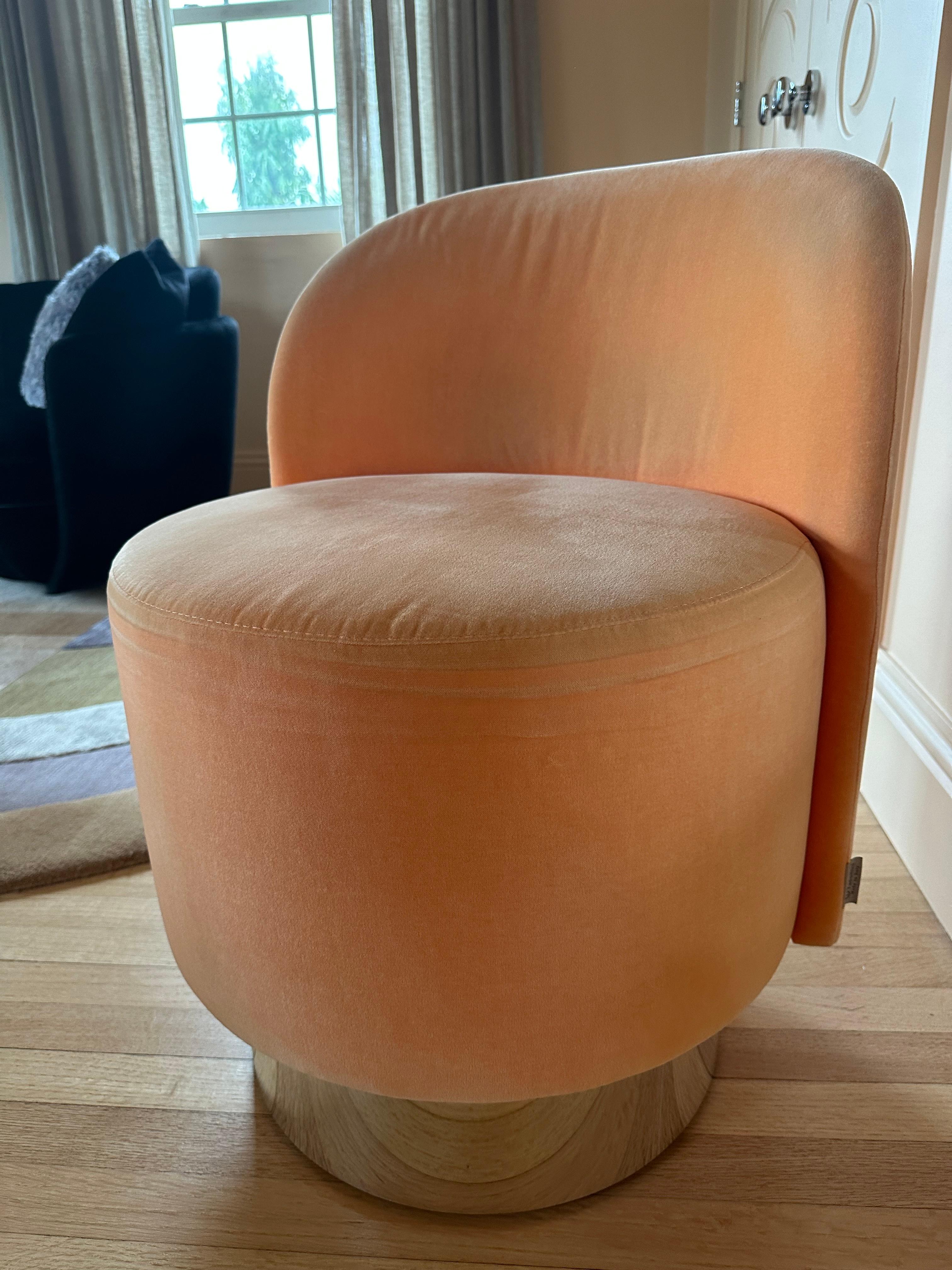 Tacchini Velvet Pastille Chair by Studiopepe in STOCK For Sale 3