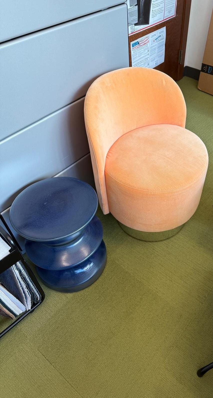 Tacchini Velvet Pastille Chair by Studiopepe in STOCK 4
