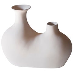 Tacchini Venus Handmade Ceramic Vase in White by Studiopepe