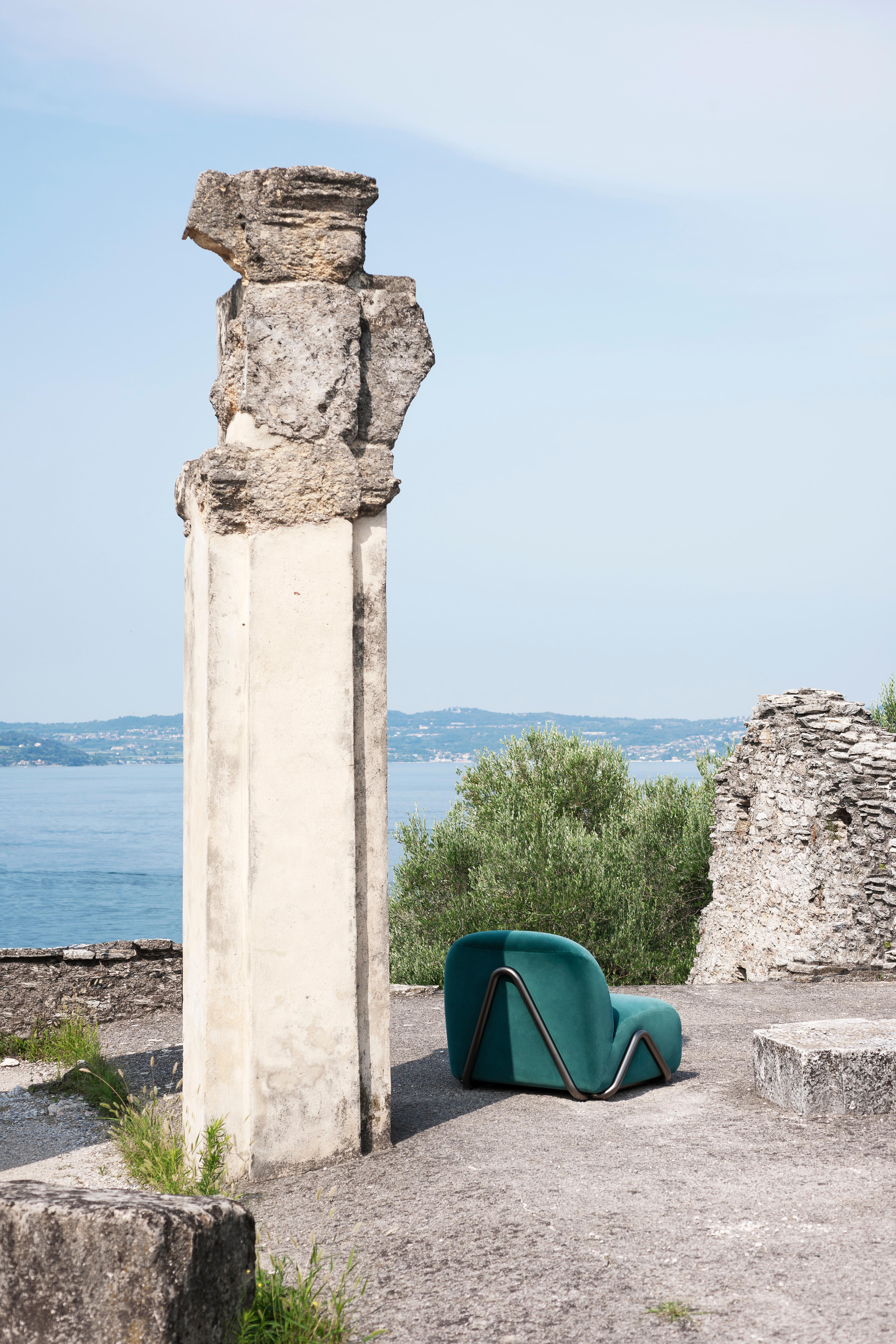 italien Chaise longue Victoria de Tacchini conçue par David/Nicolas