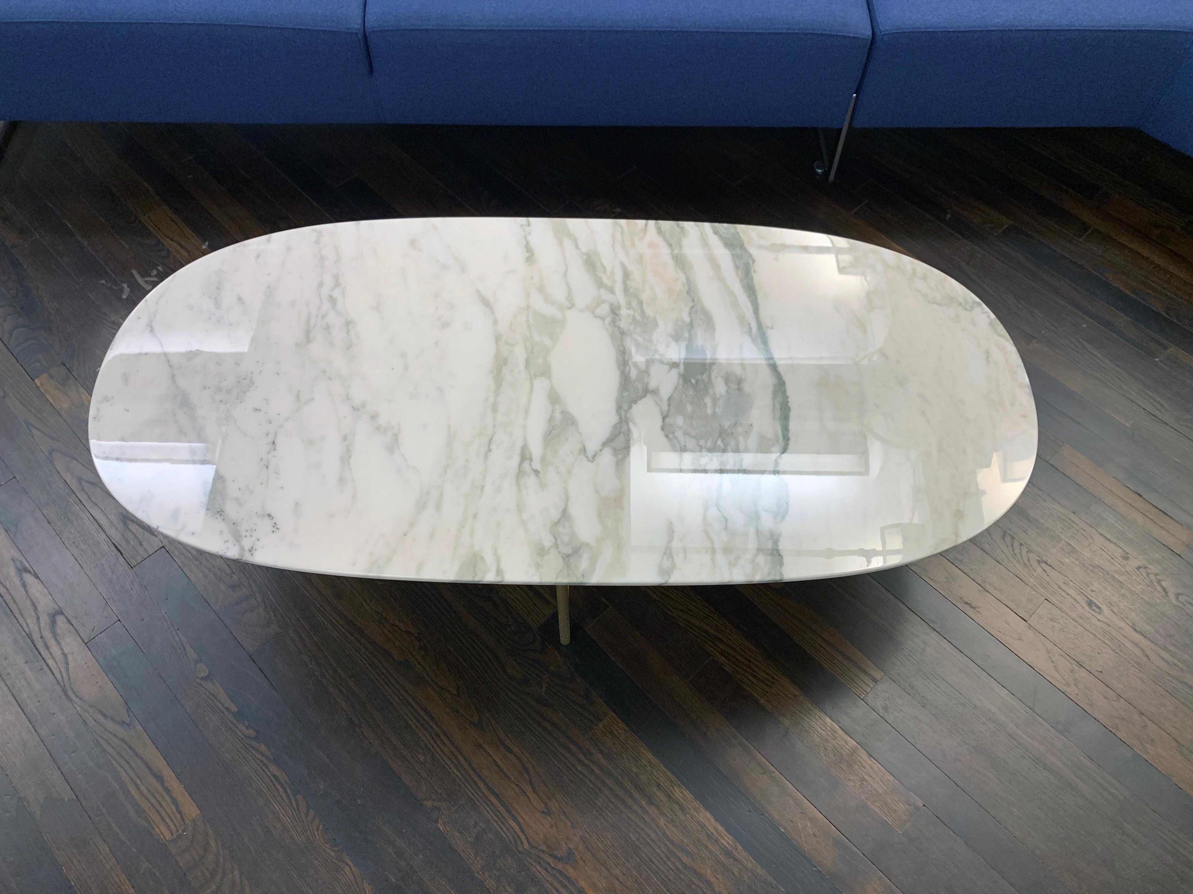 Tacchini White Calacatta Marble Soap Table 1