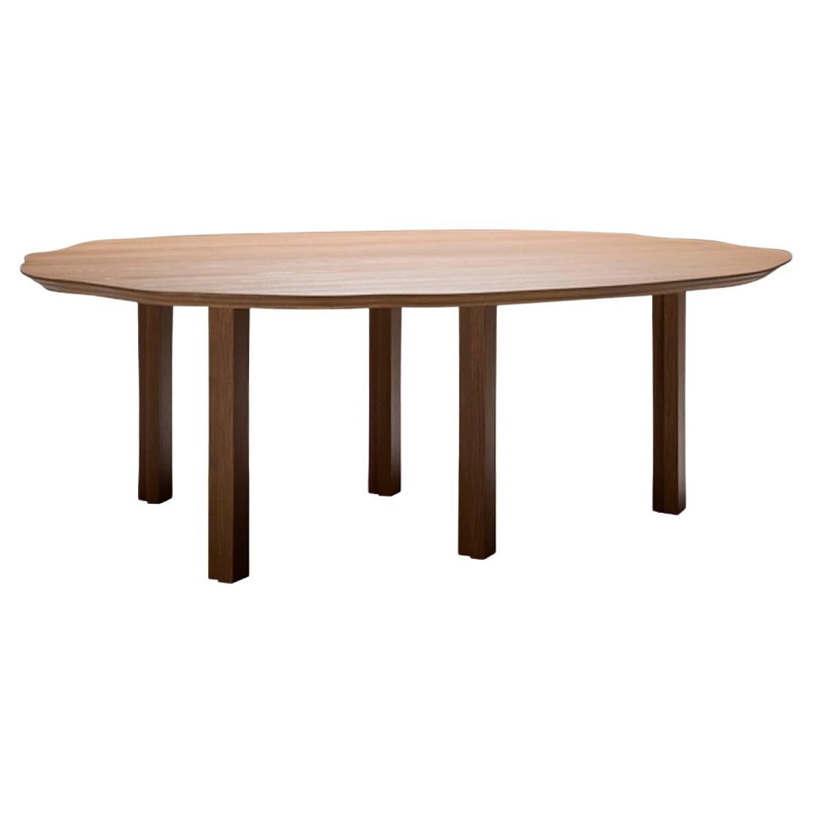 Tacchini Wood Parker Table by Lorenzo Bini For Sale