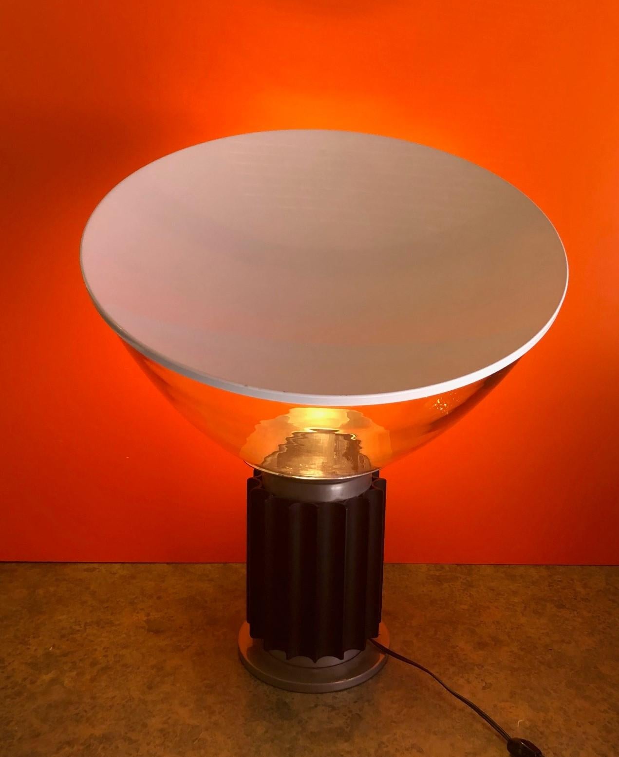Mid-Century Modern Taccia Table Lamp Designed by Achille Castiglioni for Flos Early Production