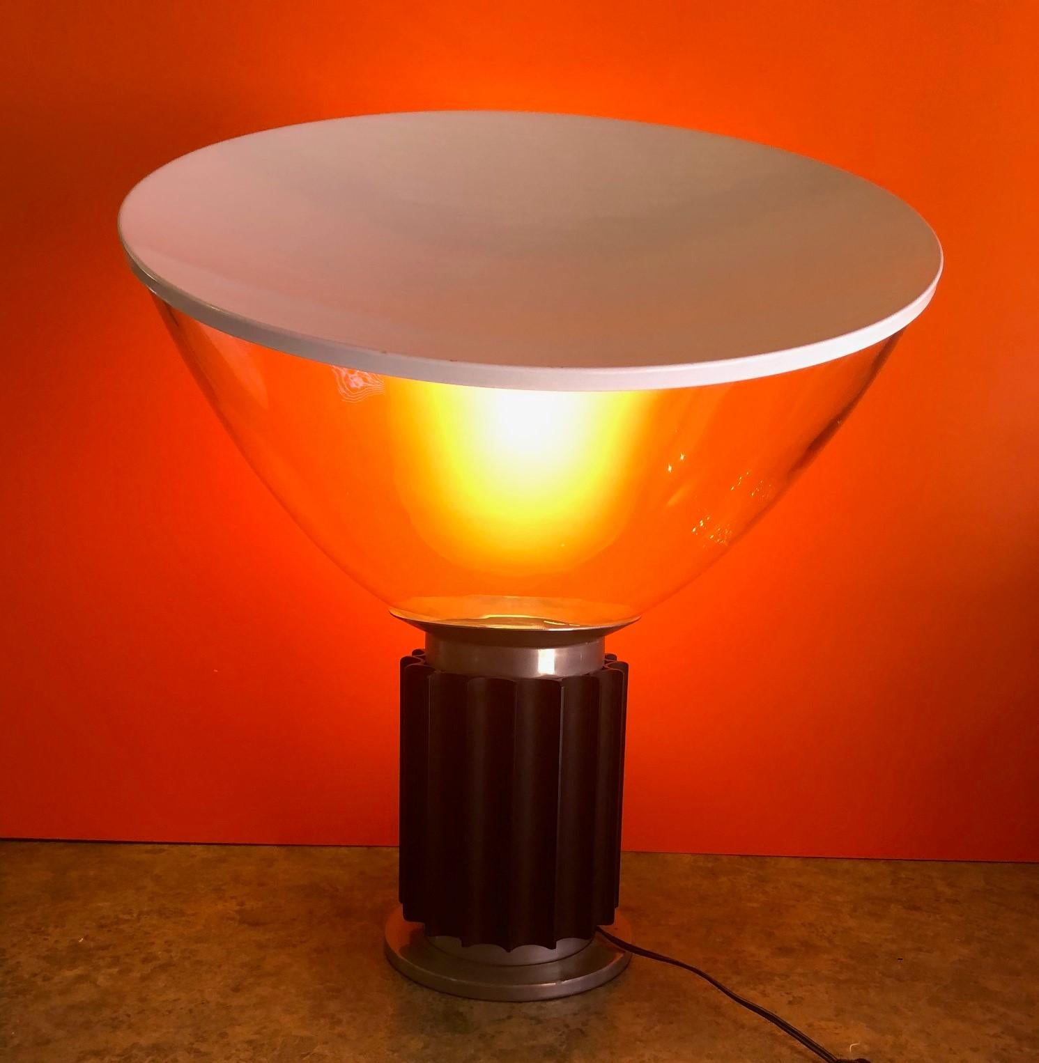 Italian Taccia Table Lamp Designed by Achille Castiglioni for Flos Early Production