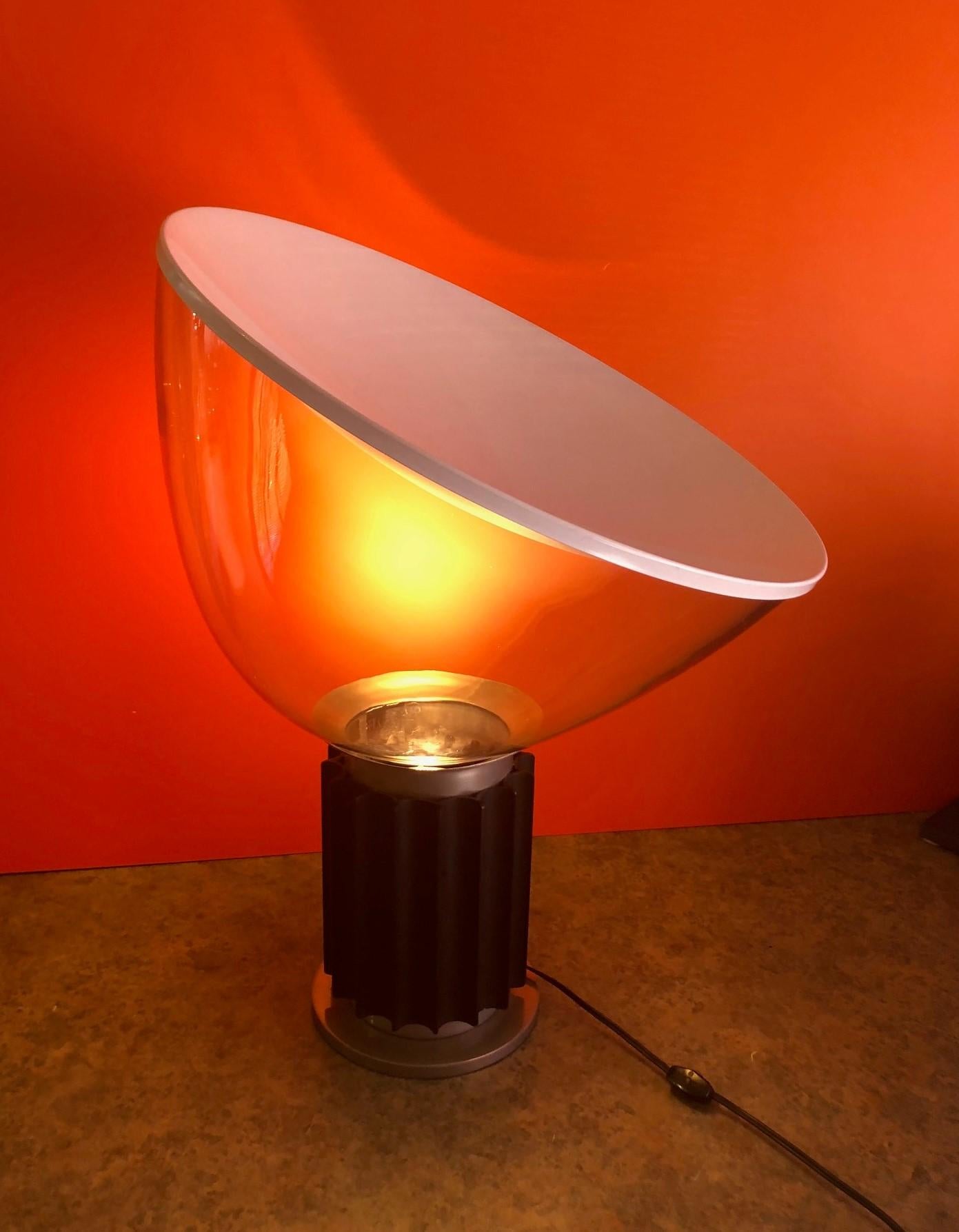 20th Century Taccia Table Lamp Designed by Achille Castiglioni for Flos Early Production