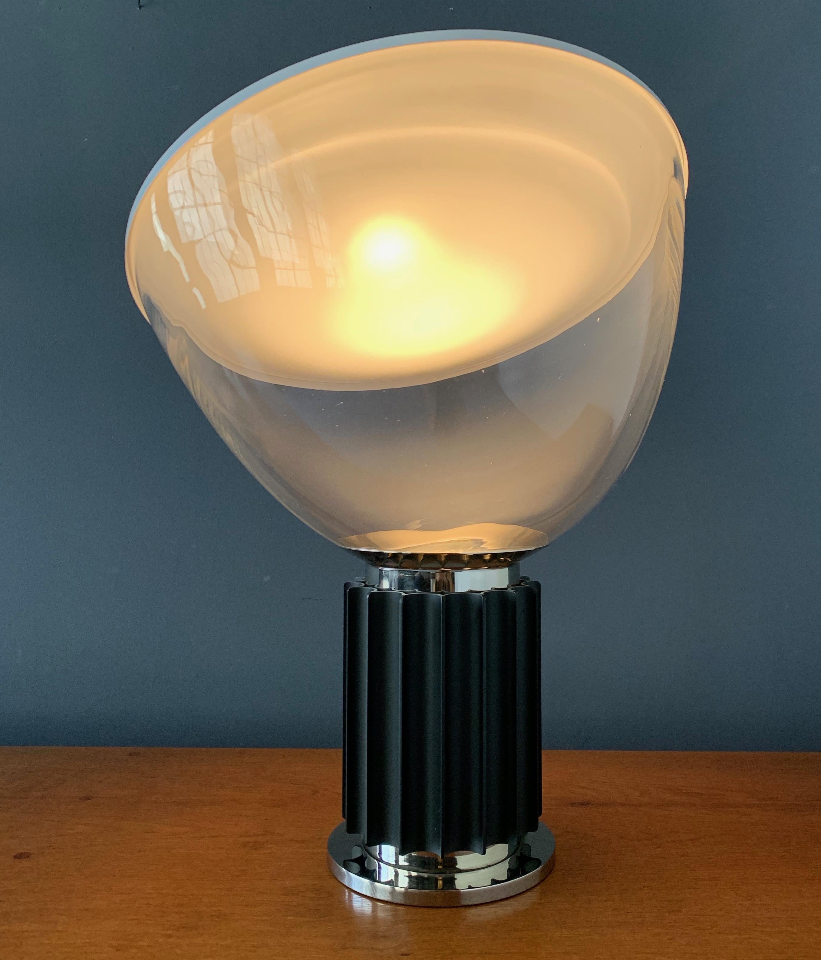 Blown Glass Taccia Table Lamp Designed by Achille Castiglioni for Flos