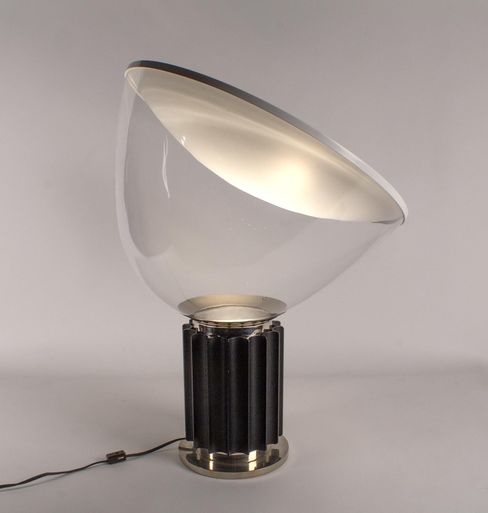 Italian Taccia Table Lamp Designed by Achille Castiglioni for Flos Vintage 1970s