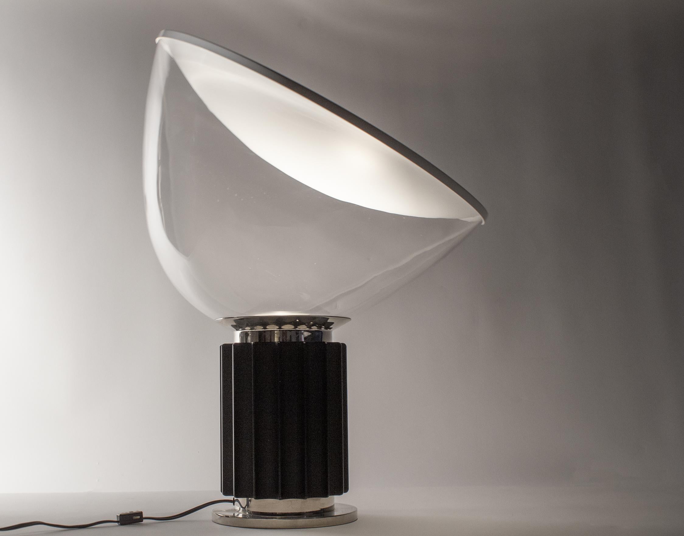 20th Century Taccia Table Lamp Designed by Achille Castiglioni for Flos Vintage 1970s