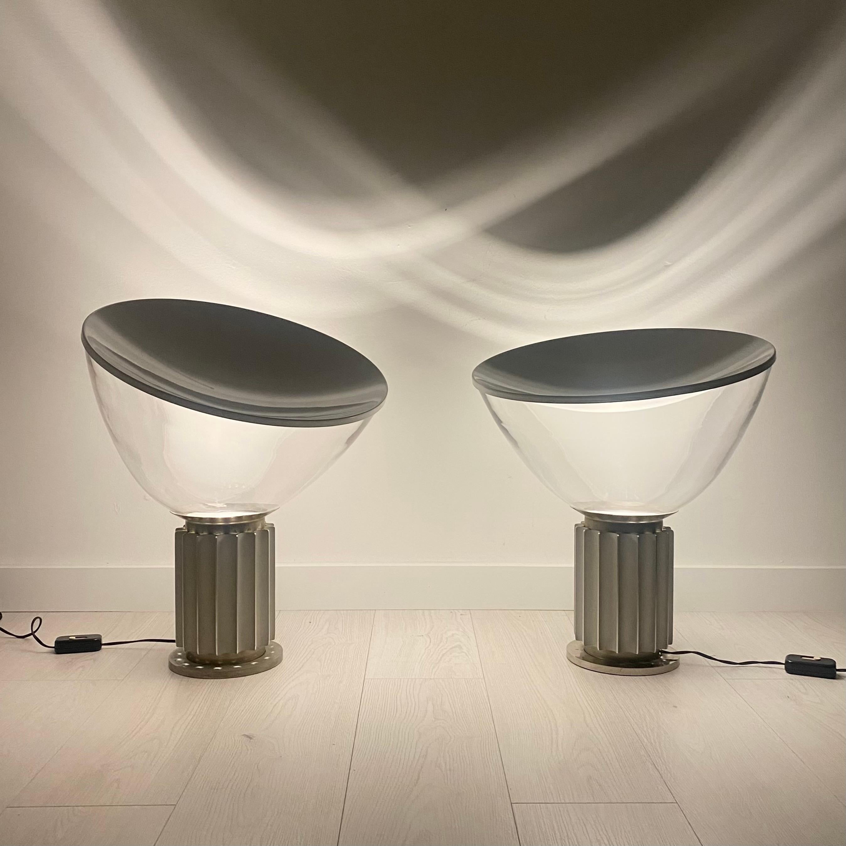 Lámparas de mesa Taccia de Achille Castiglioni, años 60 Italia en venta 11