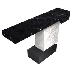 Mesa Consola de Mármol Tacerii Diseño Contemporáneo Joaquín Moll Made In Spain