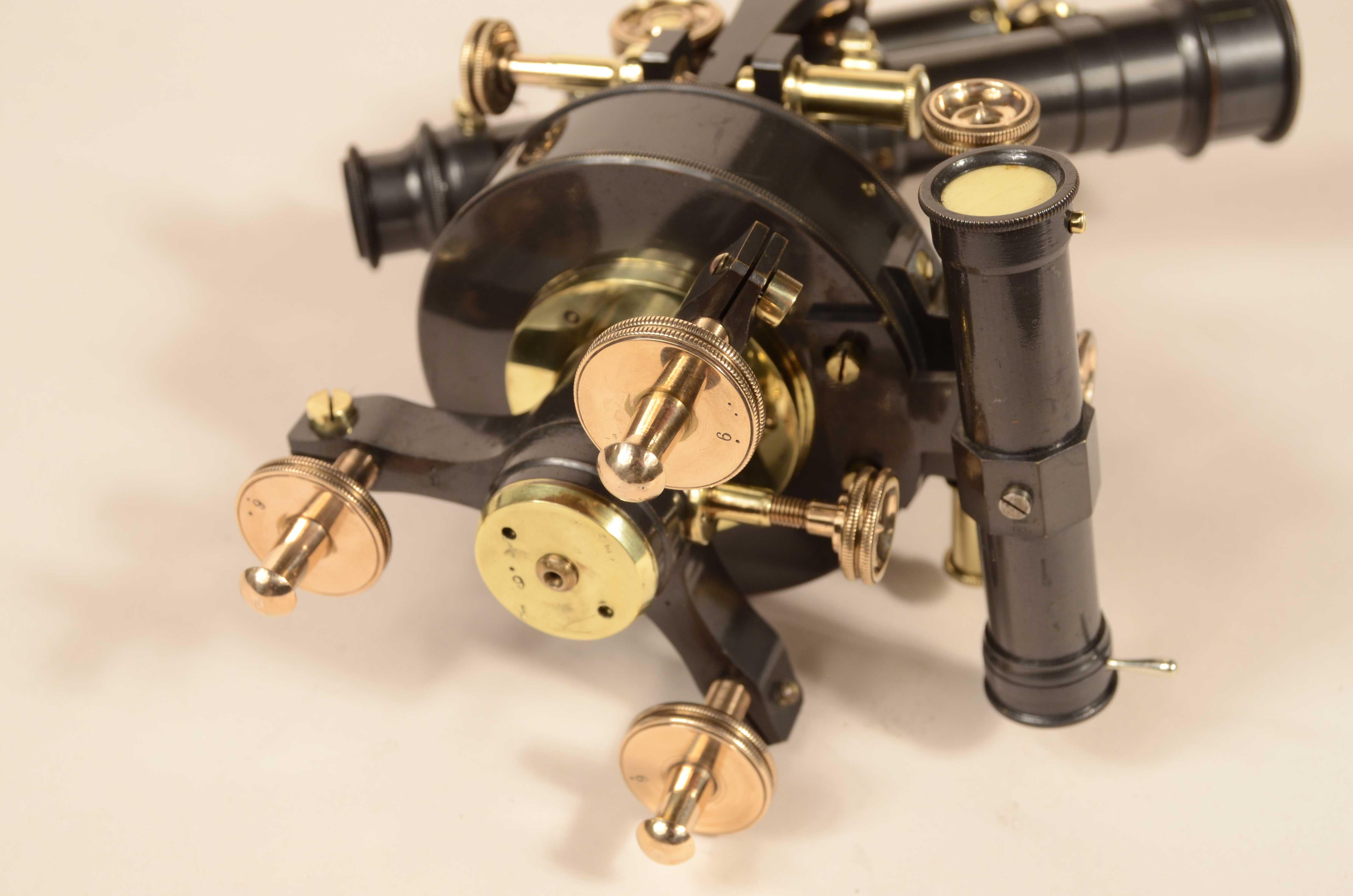 Tachéomètre modèle Soldati fin 19ème siècle signé La Filotecnica Milano en vente 9