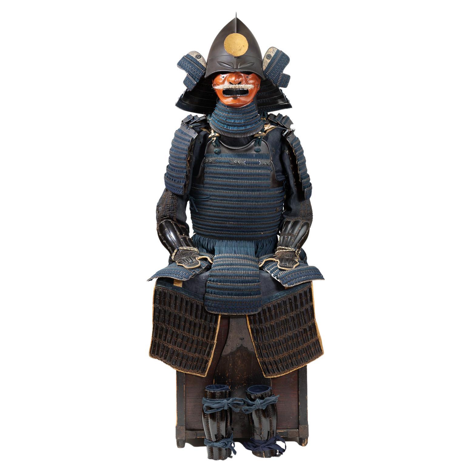 Tachi-dō Tosei Gusoku Samurai Armor with Momonari Type Helmet