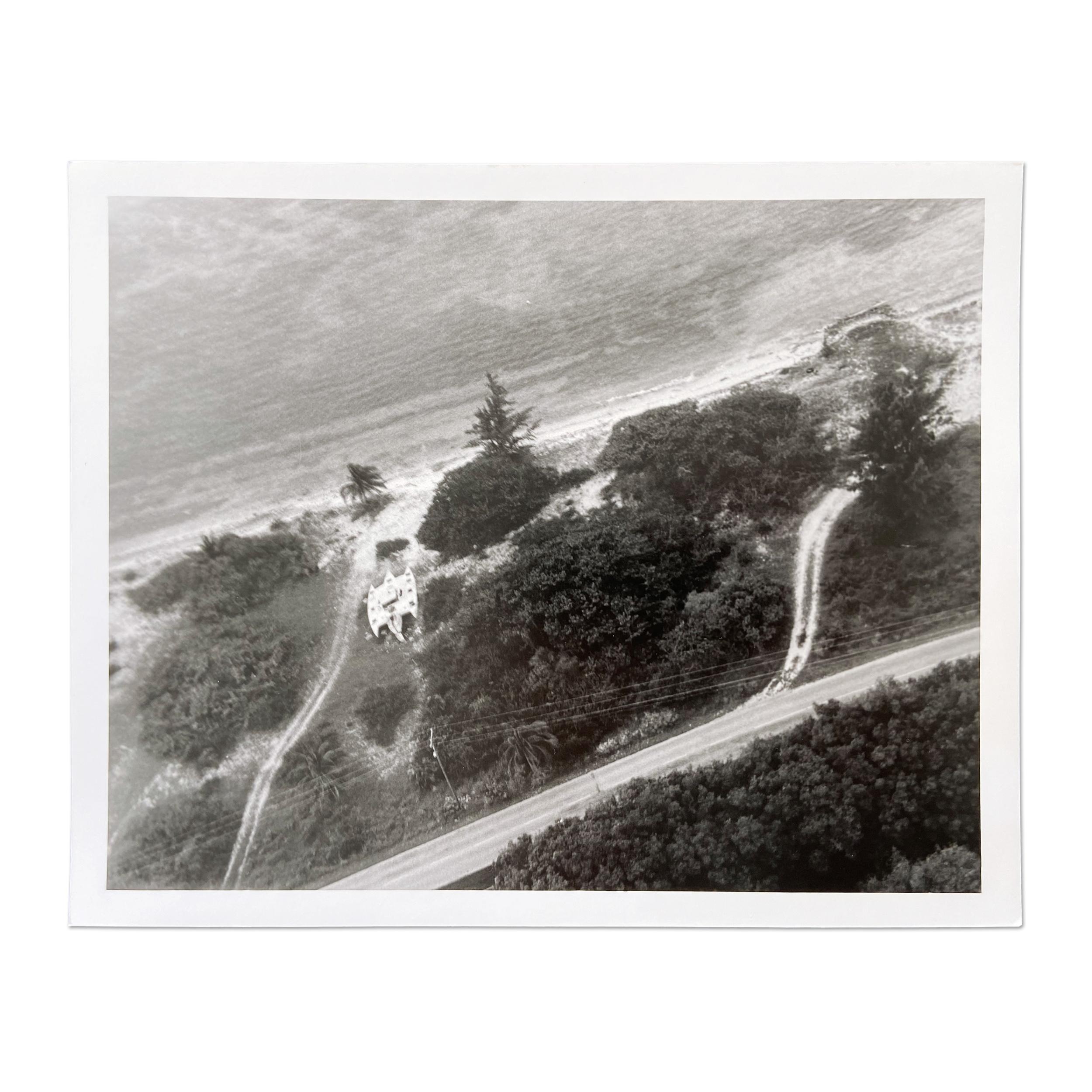 Tacita Dean (British, born 1965)
Aerial View of Teignmouth Electron, Cayman Brac 16th of September 1998, 2000
Medium: Gelatin silver print on paper
Dimensions: 21 x 26 cm (8 1/4 x 10 1/4 in)
Edition of 100: Hand-signed, numbered and dated
