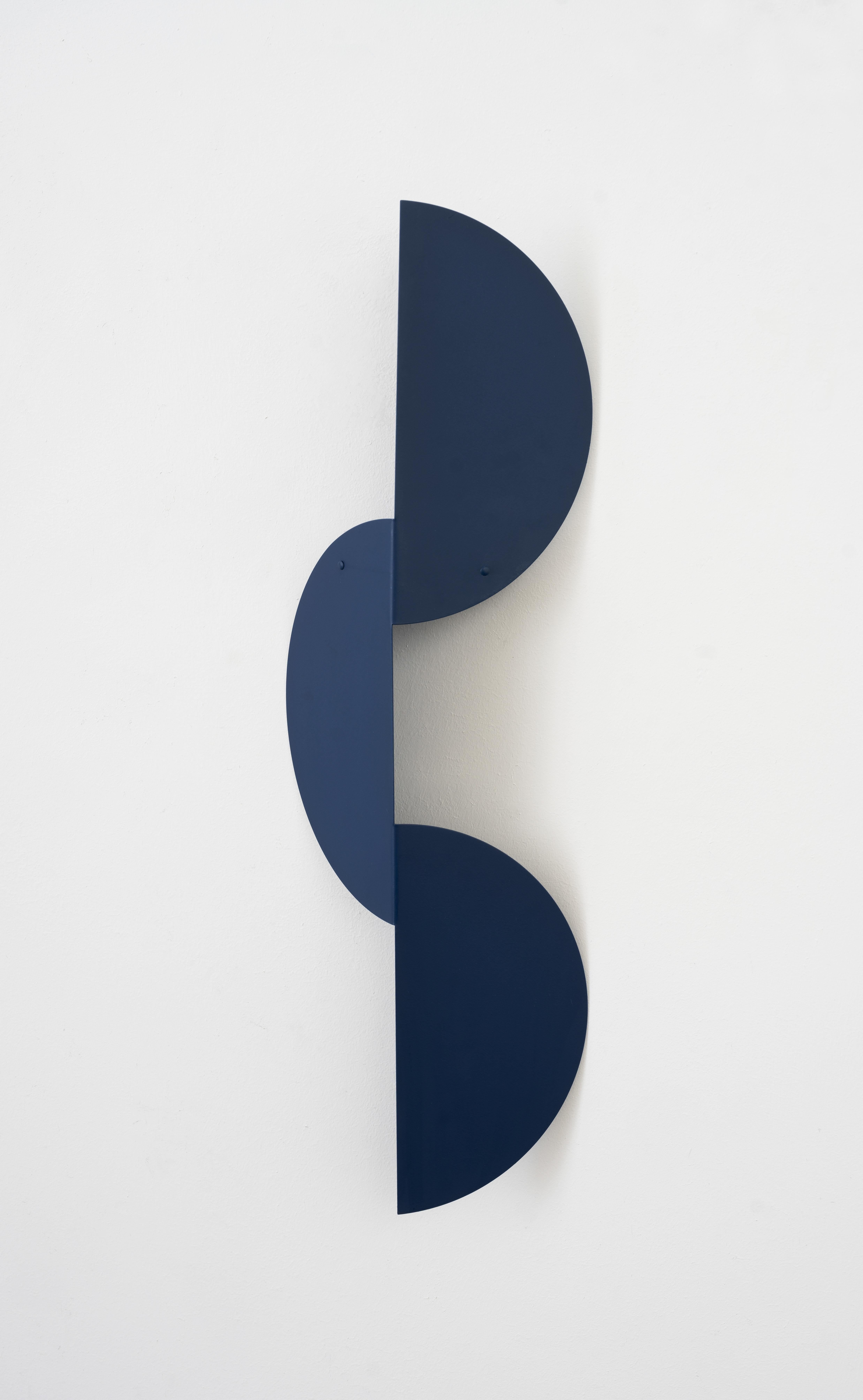 Bauhaus Tack Wall Hanging in Navy For Sale
