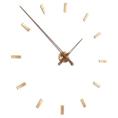 Reloj de Pared Tacón 12 N Dorado