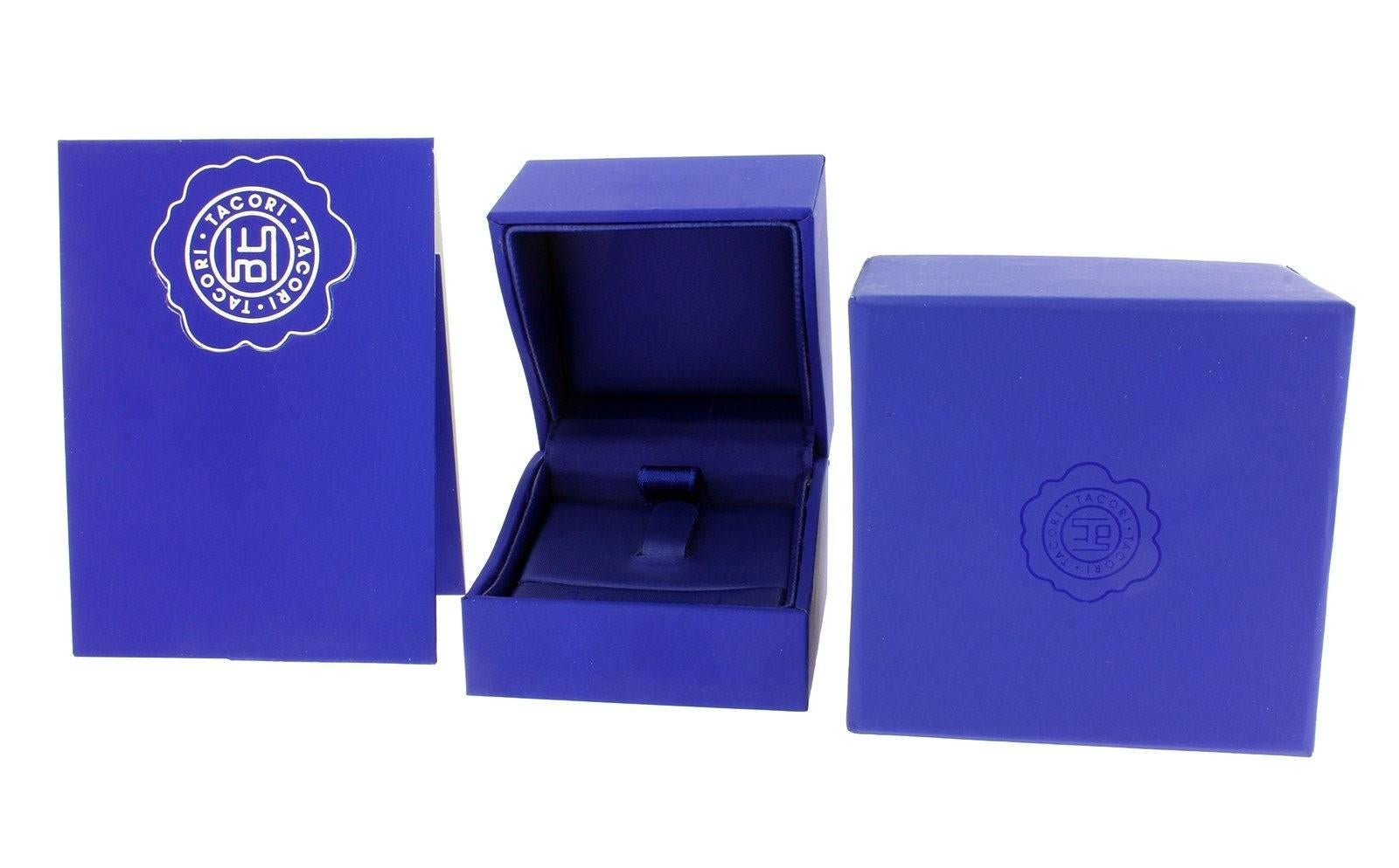 Femenino o masculino Tacori 106-5W Alianza de boda para hombre de oro blanco de 18 quilates de alto brillo - 5 mm de ancho en venta