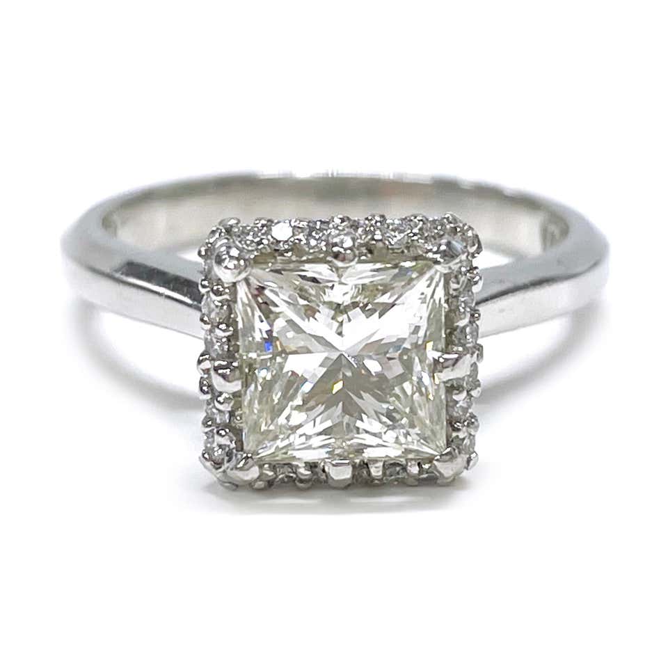 Tacori 2 Carat Emerald Cut Diamond Engagement Ring Platinum For Sale At tacori-2-carat-emerald-cut-diamond-engagement-ring-platinum-for-sale-at