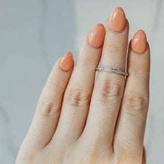 Tacori 18K White Gold Diamond Eternity Band