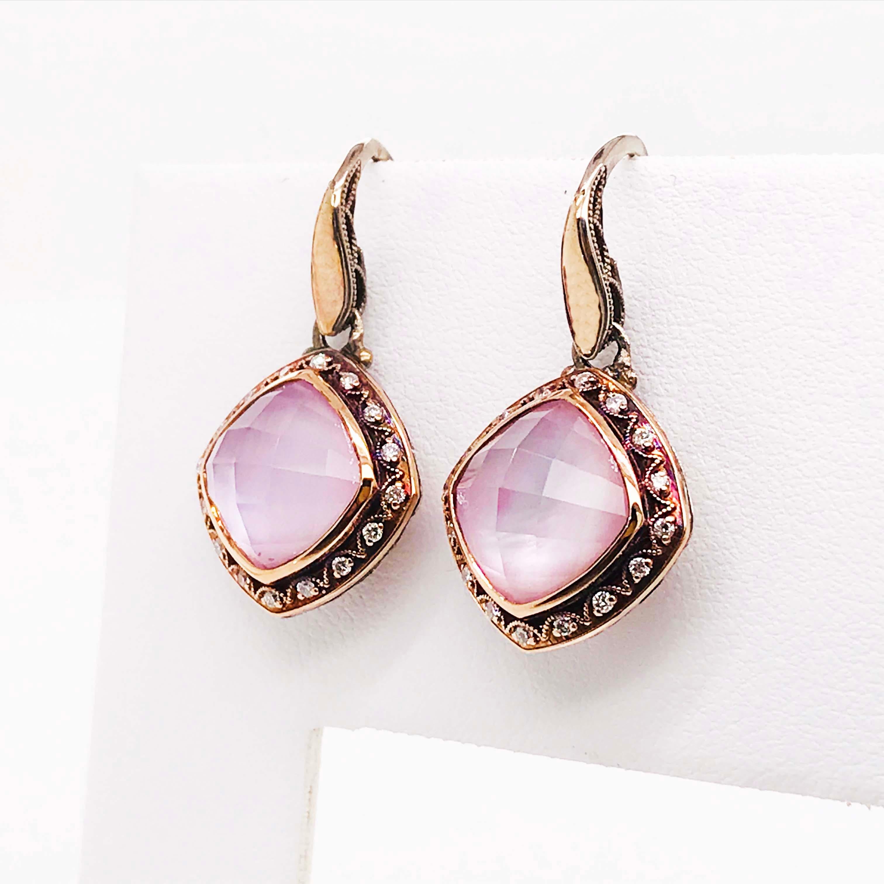 tacori blushing rose earrings