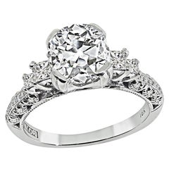 Vintage Tacori 2.00ct Diamond Engagement Ring