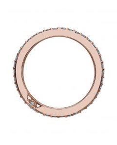 Tacori 2630 BMD Dantela 18K Rose Gold 0.43 Carat Diamond Eternity Band Ring
