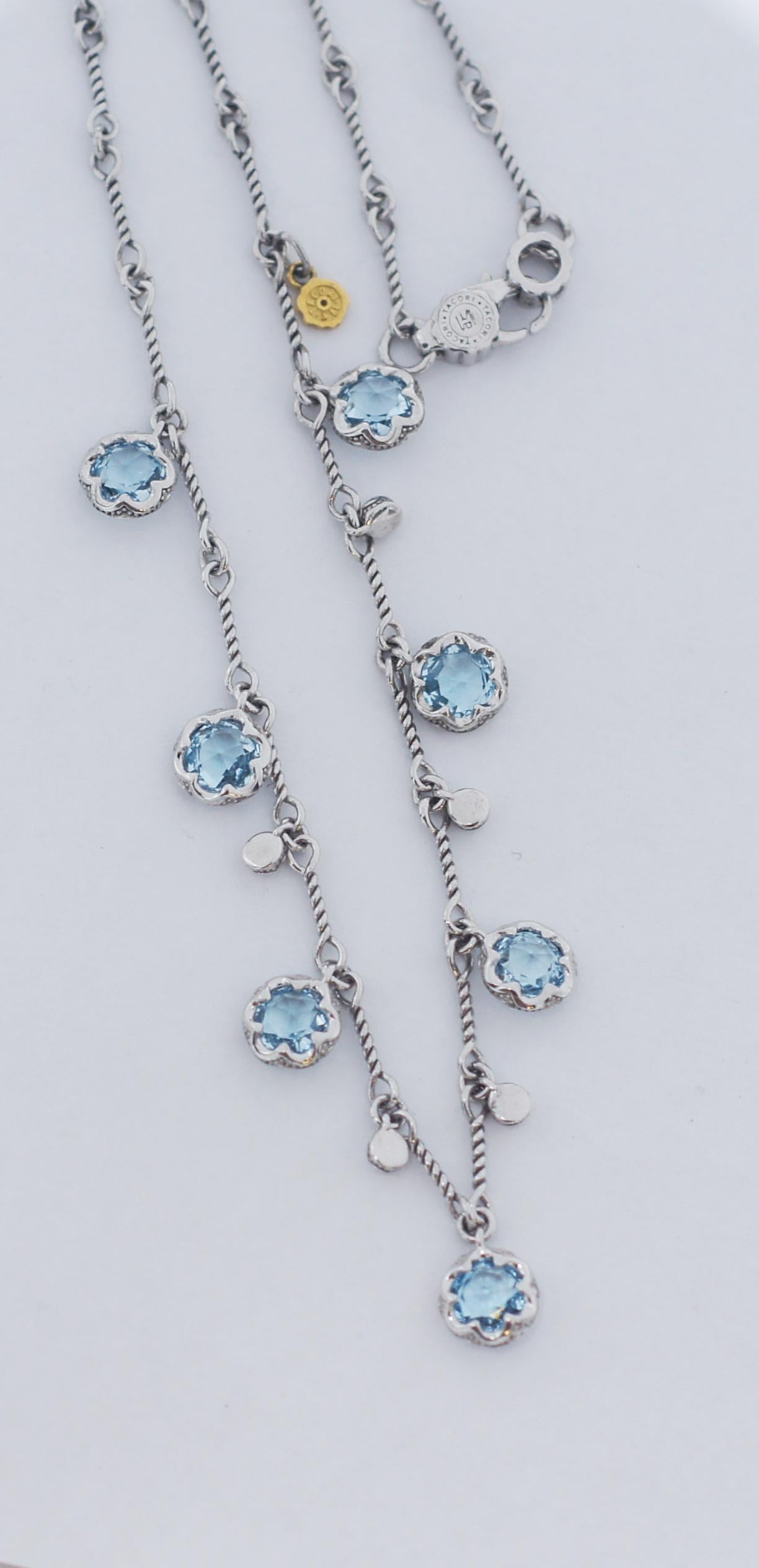sky blue topaz pendant
